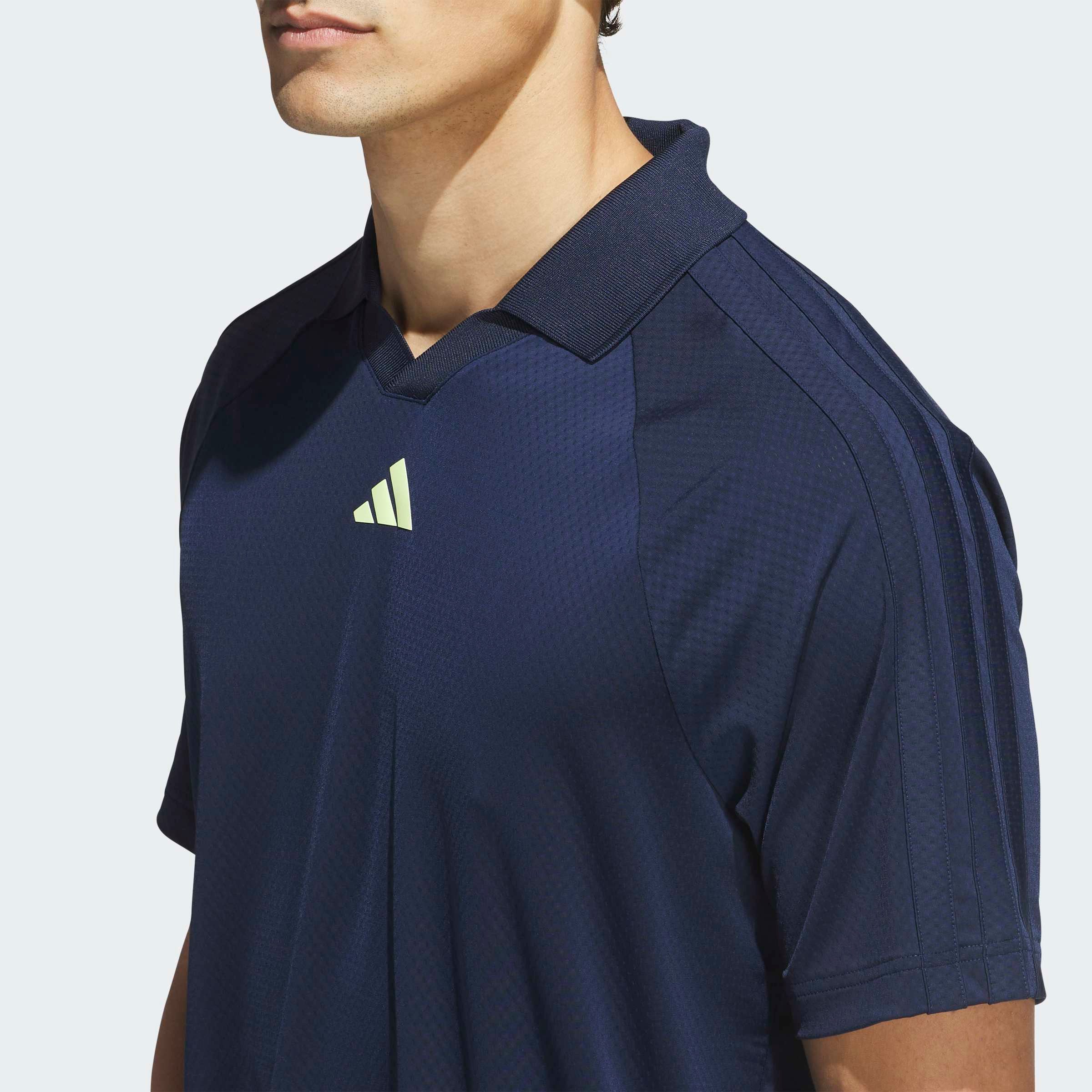 adidas Performance Poloshirt für Golf, aus Polyester und Elasthan, sportlicher Schnitt – Bild 4 von 5