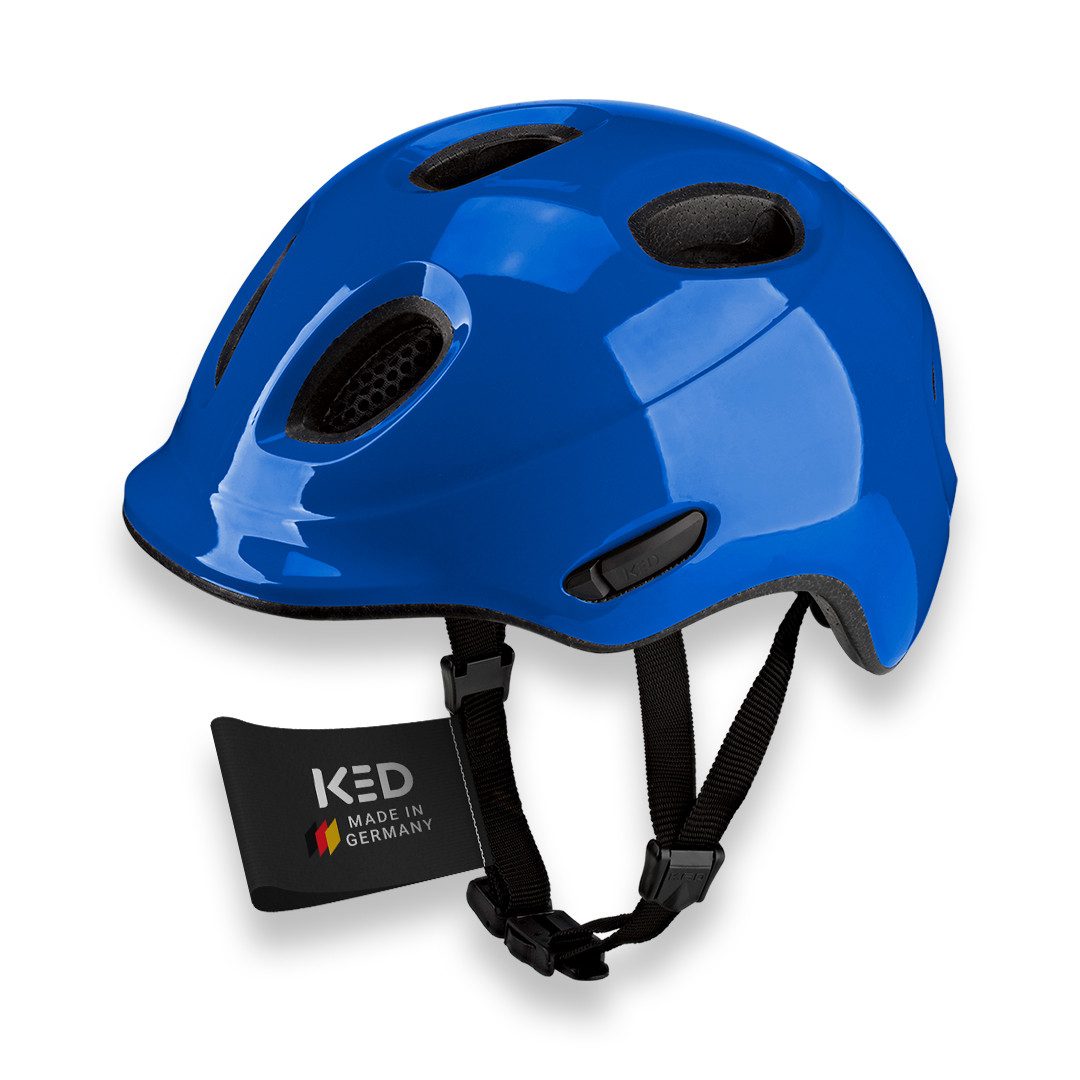 KED Kinderhelm Meggy Spark Kinderfahrradhelm, Inmold, 360° Verstellsystem, Reflektoren, Insektenschutznetz