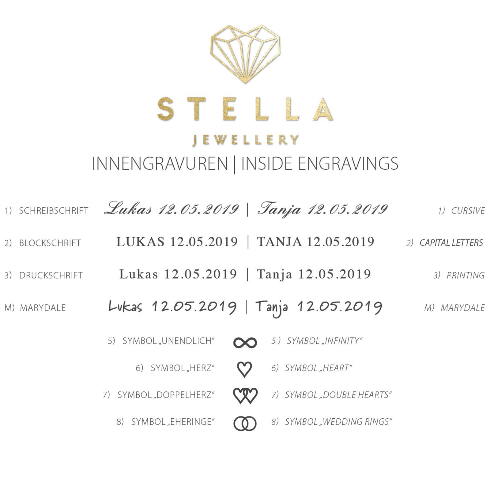 Stella-Jewellery Collier 585er Gold 2-reihige Collierkette mit Gravurplatte, Collierkette mit Gravurplatte und Zirkonia