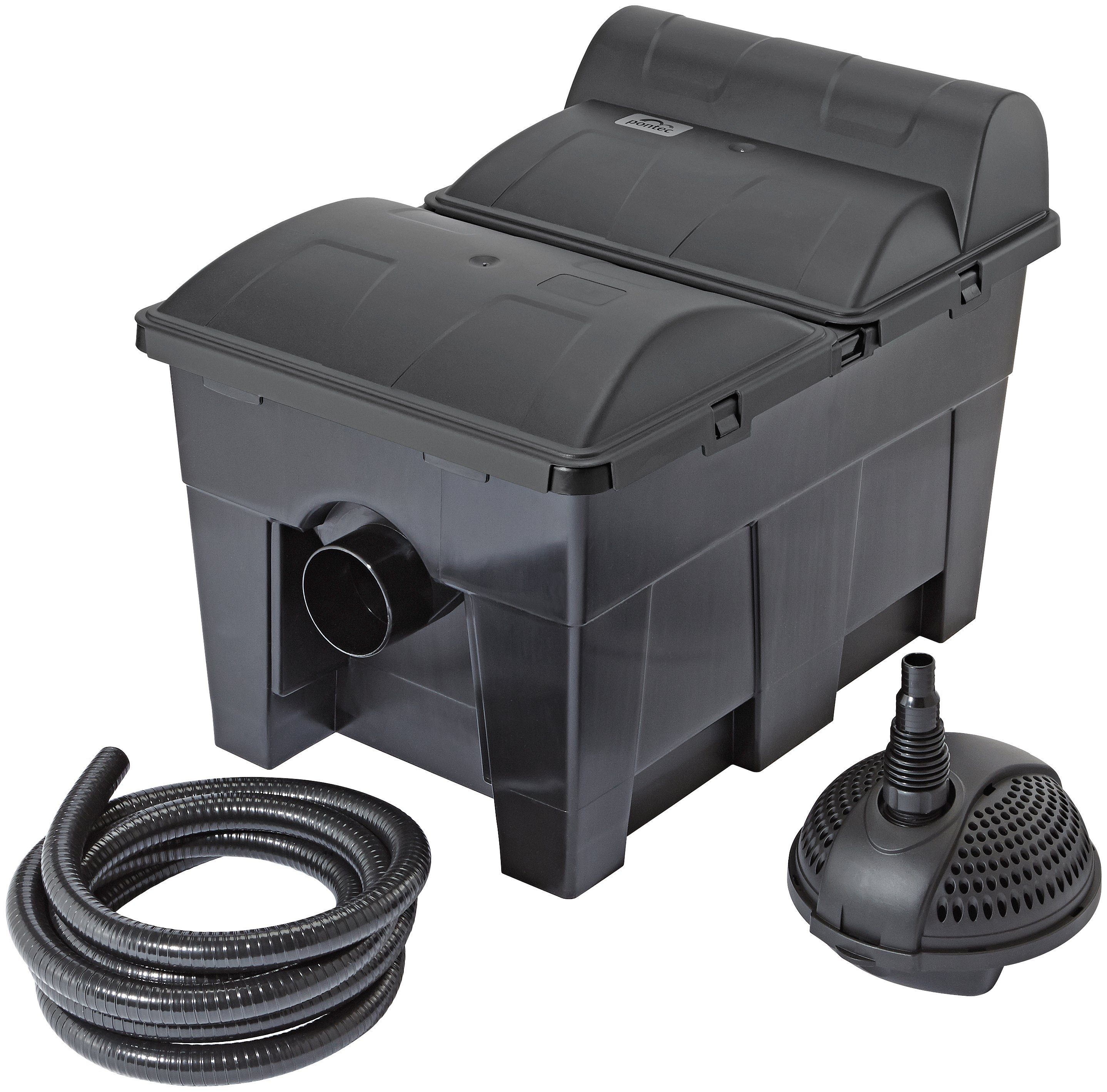 Pontec Teichfilter MultiClear Set 15000, 3500 l/h, Mit UnterwasserUVC