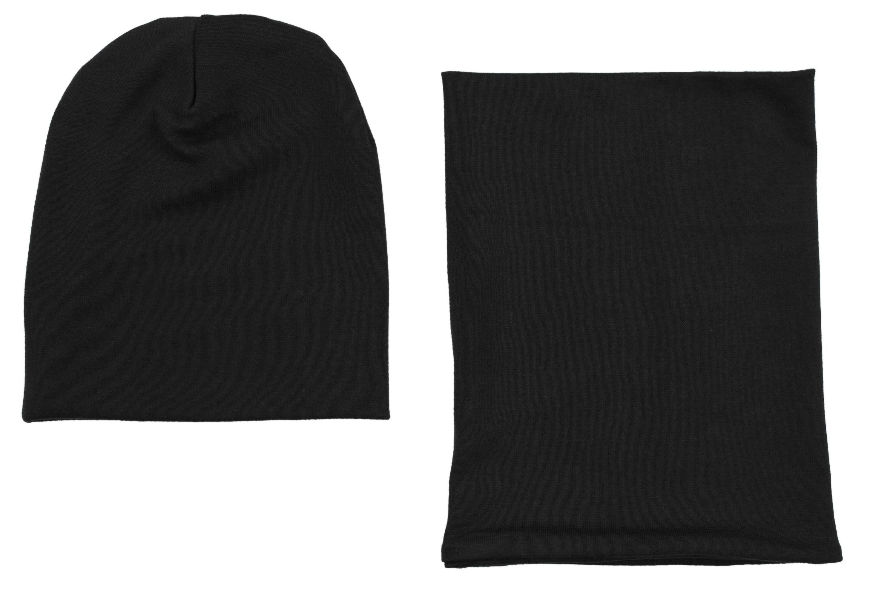 Alkato Beanie Alkato Unisex Beanie Mütze und Schal Set Uni günstig online kaufen