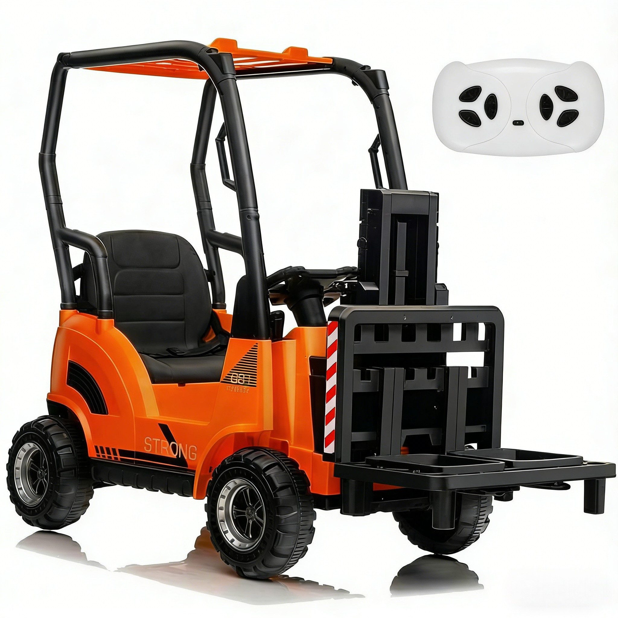 GarveeMore Elektro-Kinderauto 12V Kinder Elektro Gabelstapler Mit Hebefunktion