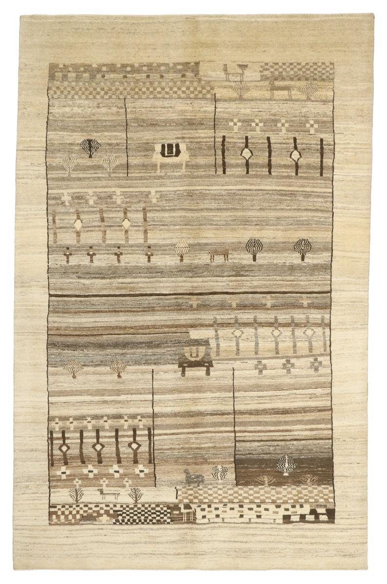 Gabbeh 181x284 Perser Orientteppich, rechteckig, Handgeknüpfter Nain Loribaft mm Trading, Höhe: 12 Orientteppich Moderner
