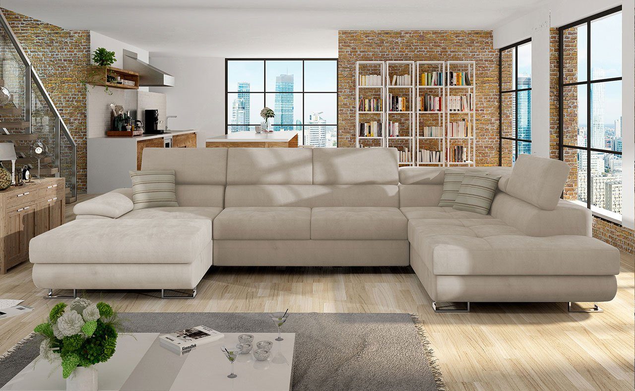 MIRJAN24 Wohnlandschaft Cotere Bis, mit Schlaffunktion günstig online kaufen