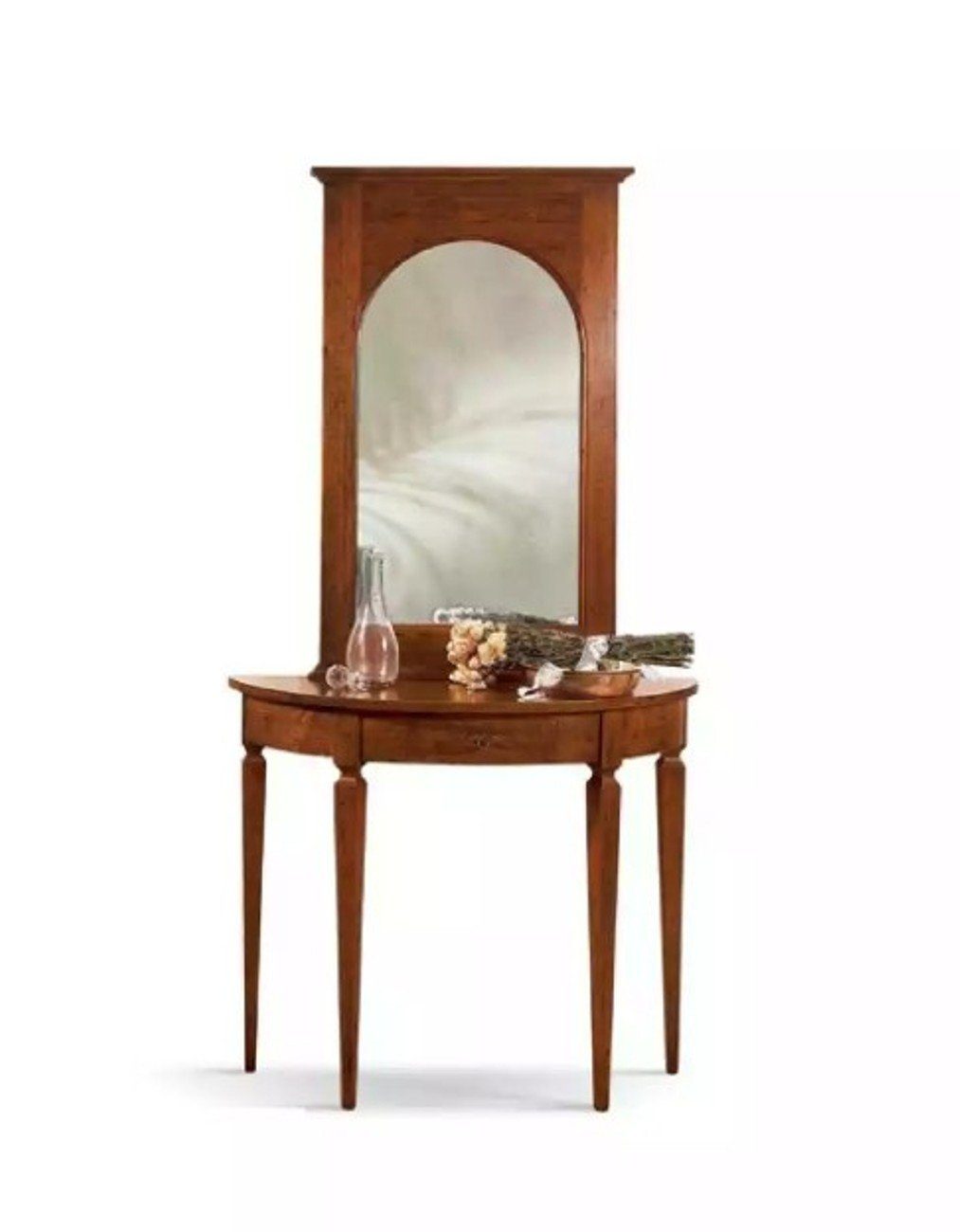 JVmoebel Konsolentisch Konsole mit Spiegel Konsolen Möbel Beistell Italienische Einrichtung (1-St., 1x Konsole + 1x Spiegel), Made in Europa