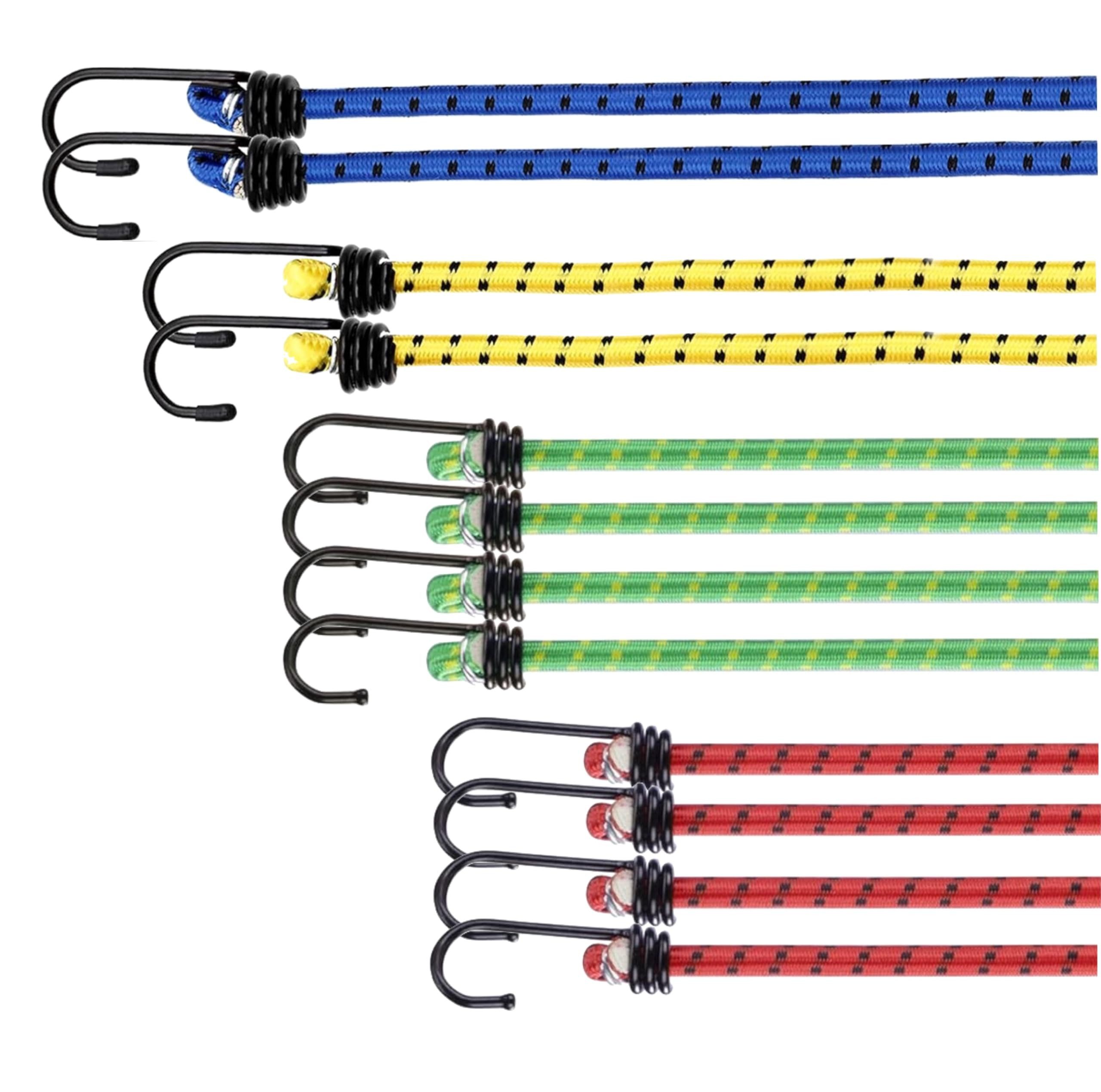 repairr Spanngurt 10x Allzweck Expander & Gepäckspanner Set in versch. Längen (10er Set, 10-St., 10 Stück) extra starker Haken
