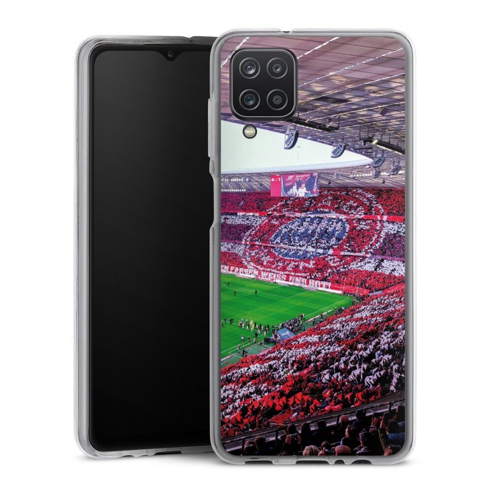 DeinDesign Handyhülle FCB Stadion FC Bayern München FCB Stadion Tribüne, Samsung Galaxy A12 Silikon Hülle Bumper Case Handy Schutzhülle
