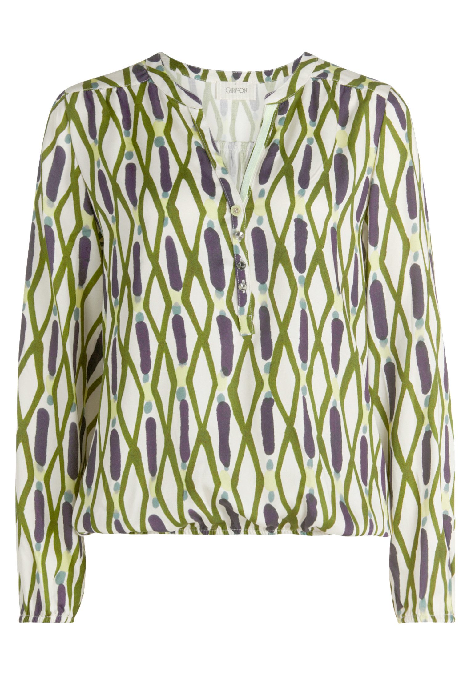 Cartoon Schlupfbluse Damen mit Muster
