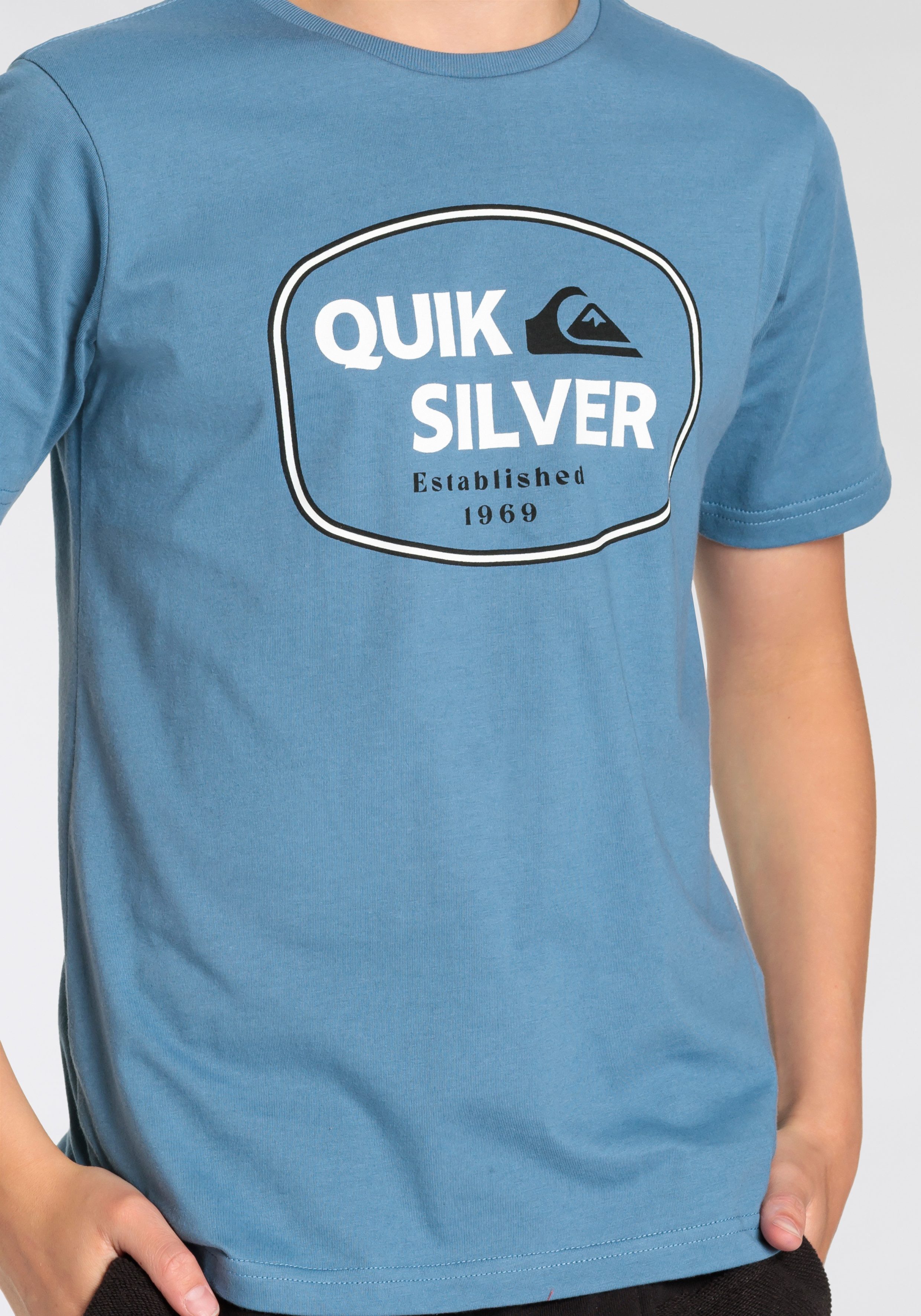 Quiksilver T-Shirt JUST FRAMED ROCKELIA SHORT SLEEVE PK YTH (2-tlg) für Kinder, Kurzarm-Design, 2er-Pack, aus Baumwolle – Bild 4 von 5