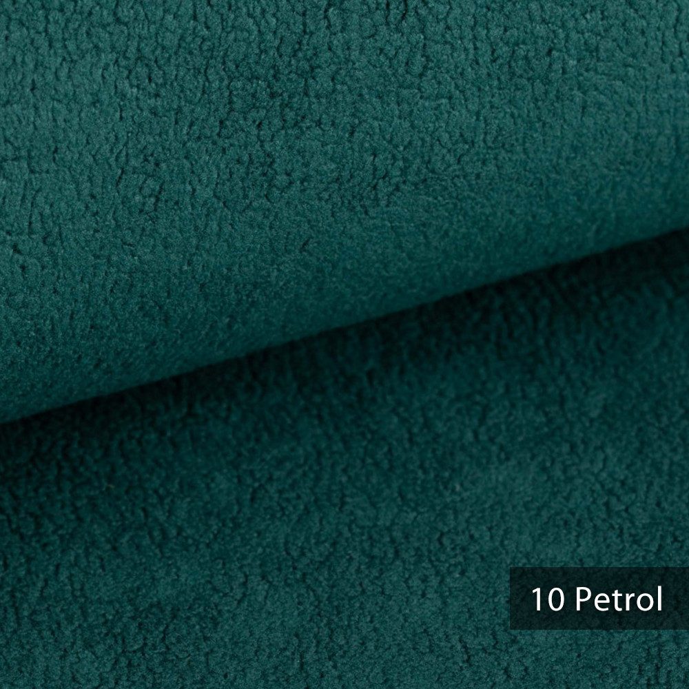 novely® Stoff HURTH Kuscheliger Möbelstoff Velours Polsterstoff Erdtöne, Robust, Kuschelweich, Pflegeleicht, Meterware, 1lfm