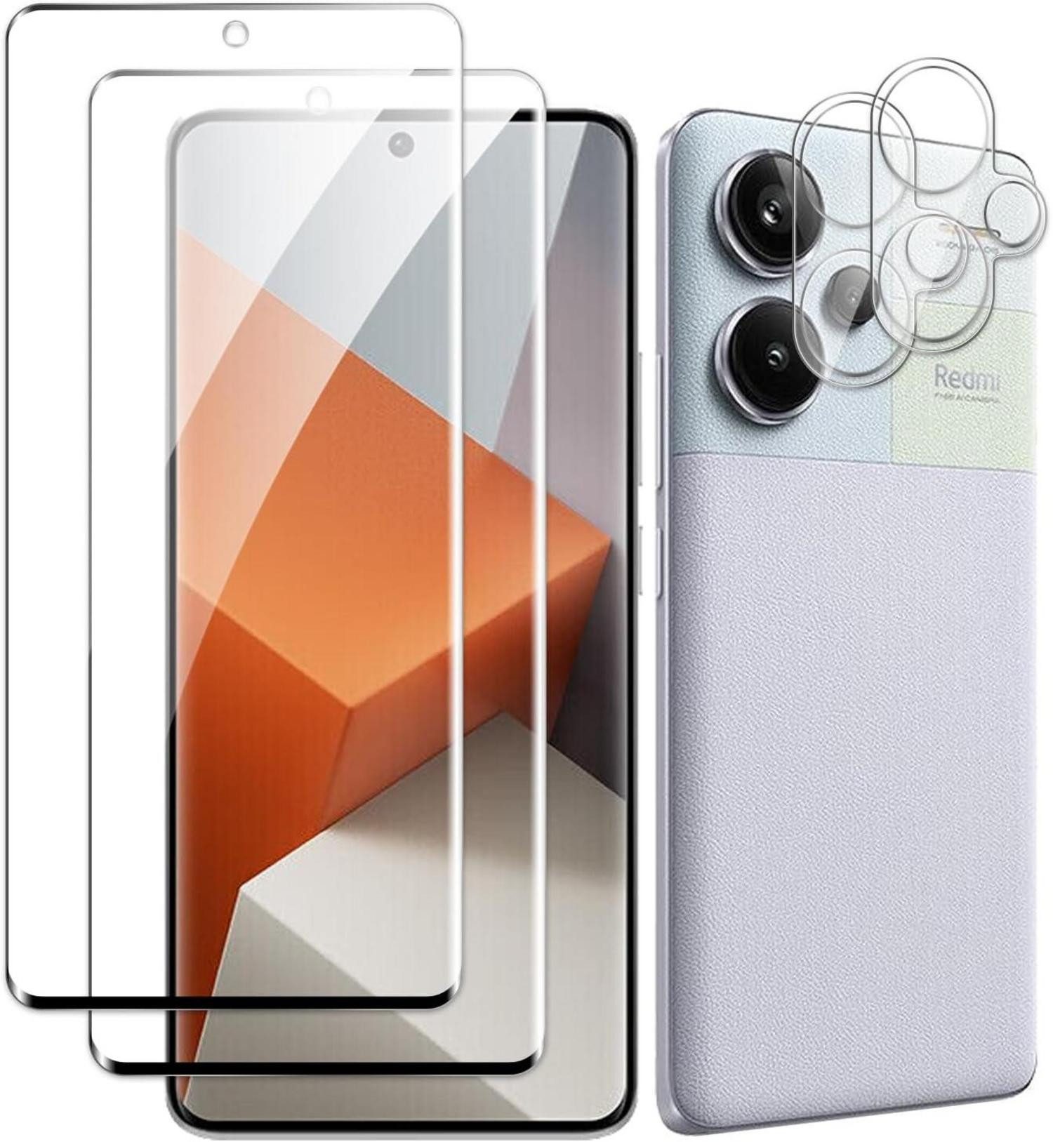 LuxusKollektion Displayschutzfolie Schutzfolie für Xiaomi Redmi Note 13 Pro Plus 3D Vollständige