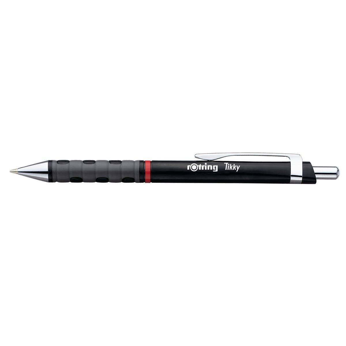 ROTRING Kugelschreiber rotring Druckkugelschreiber Tikky, schwarz