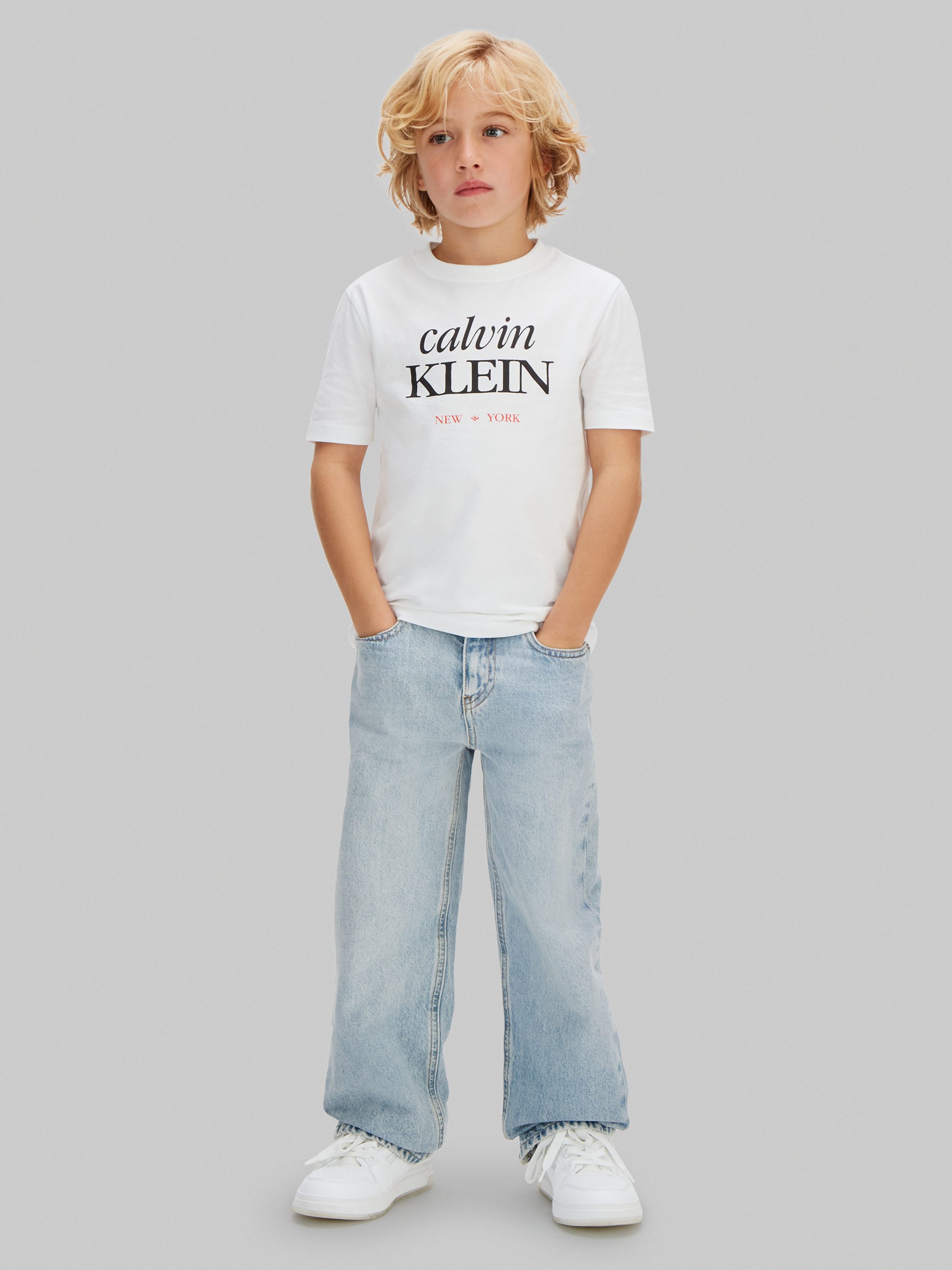Calvin Klein Jeans T-Shirt LOGO T-SHIRT Regular fit für Kinder, mit Logoschriftzug