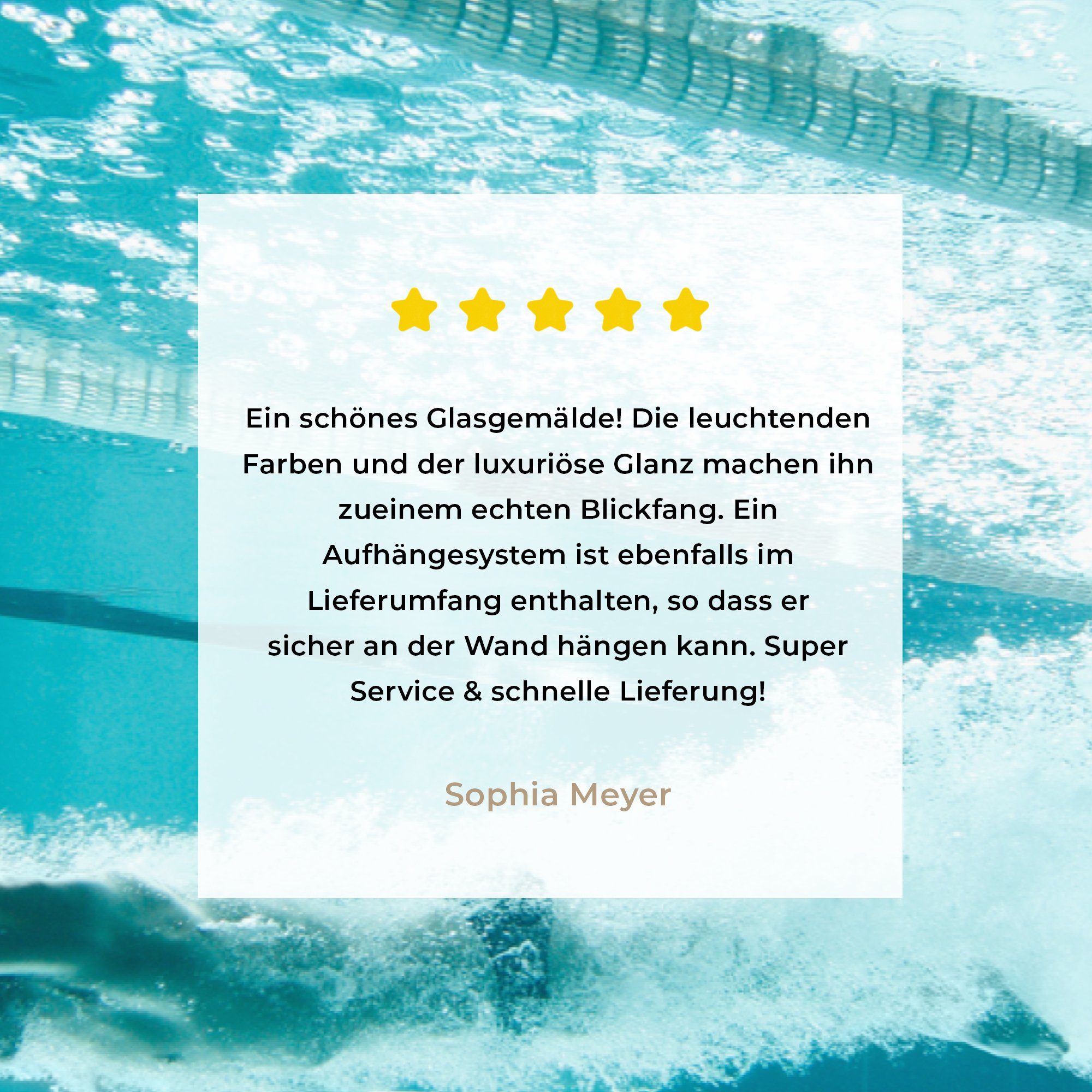 Acrylglasbilder MuchoWow Wohnzimmer (1 Wettkampfschwimmen - Schwimmbad, Tauchen Schlafzimmer Acrylglasbild - & St),