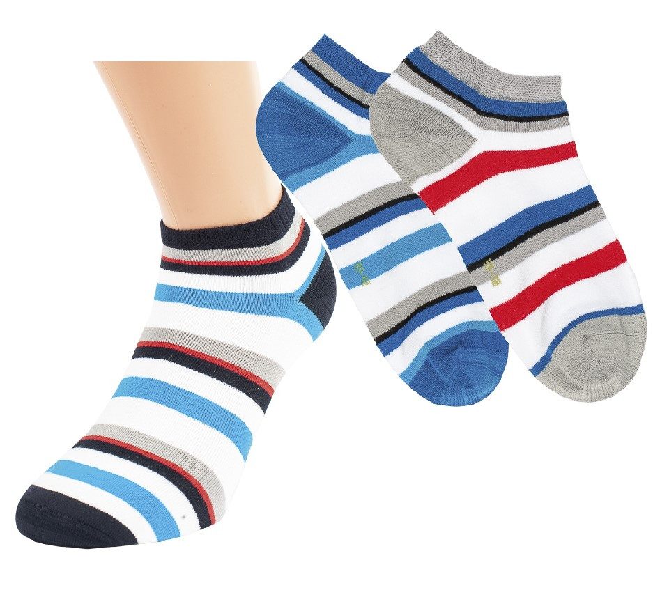 RS Harmony Socken 3 Paar RS. Harmony 31075 Sneaker BAMBUS ringel 47-50, 50-52, 52-54