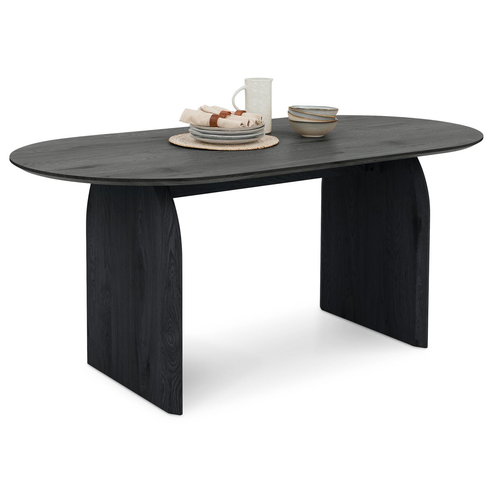 IDIMEX Esstisch MALA, Esszimmertisch oval mit robuster Tischplatte180 x 90 günstig online kaufen