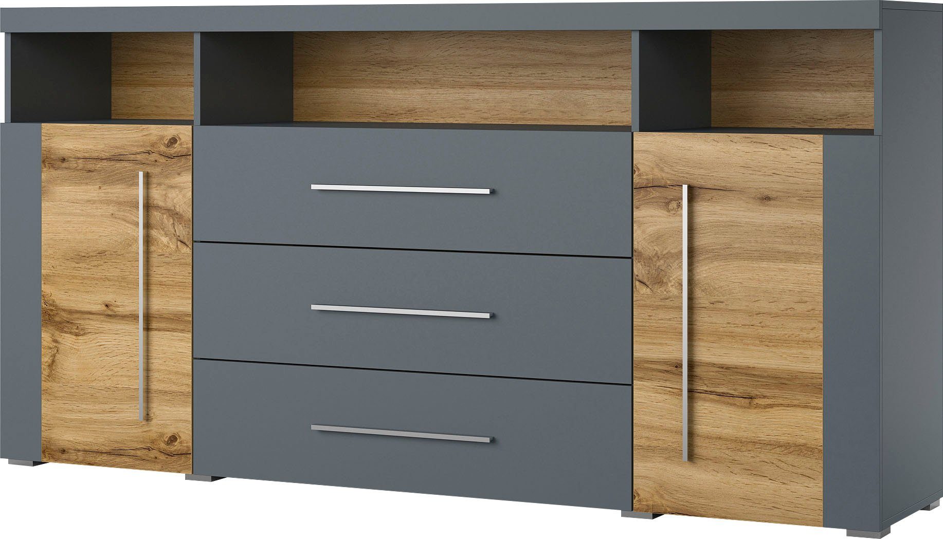 Helvetia Sideboard Roger, Breite FSC®-zertifizierter 182 Holzwerkstoff cm