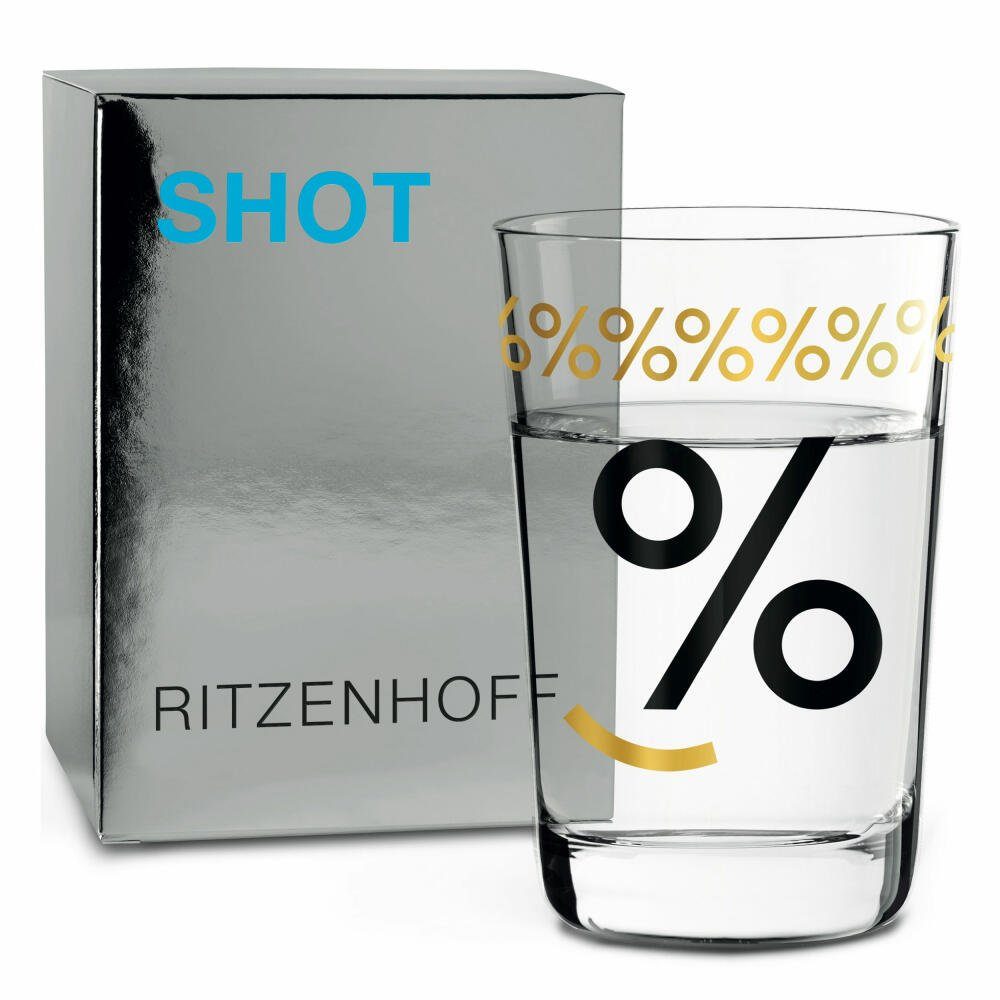 Ritzenhoff Schnapsglas Next Shot C. van Ommen 40 ml, Kristallglas