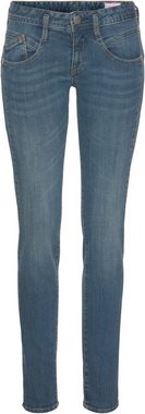 Herrlicher Slim-fit-Jeans GINA RECYCLED DENIM mit seitlichem Keileinsatz