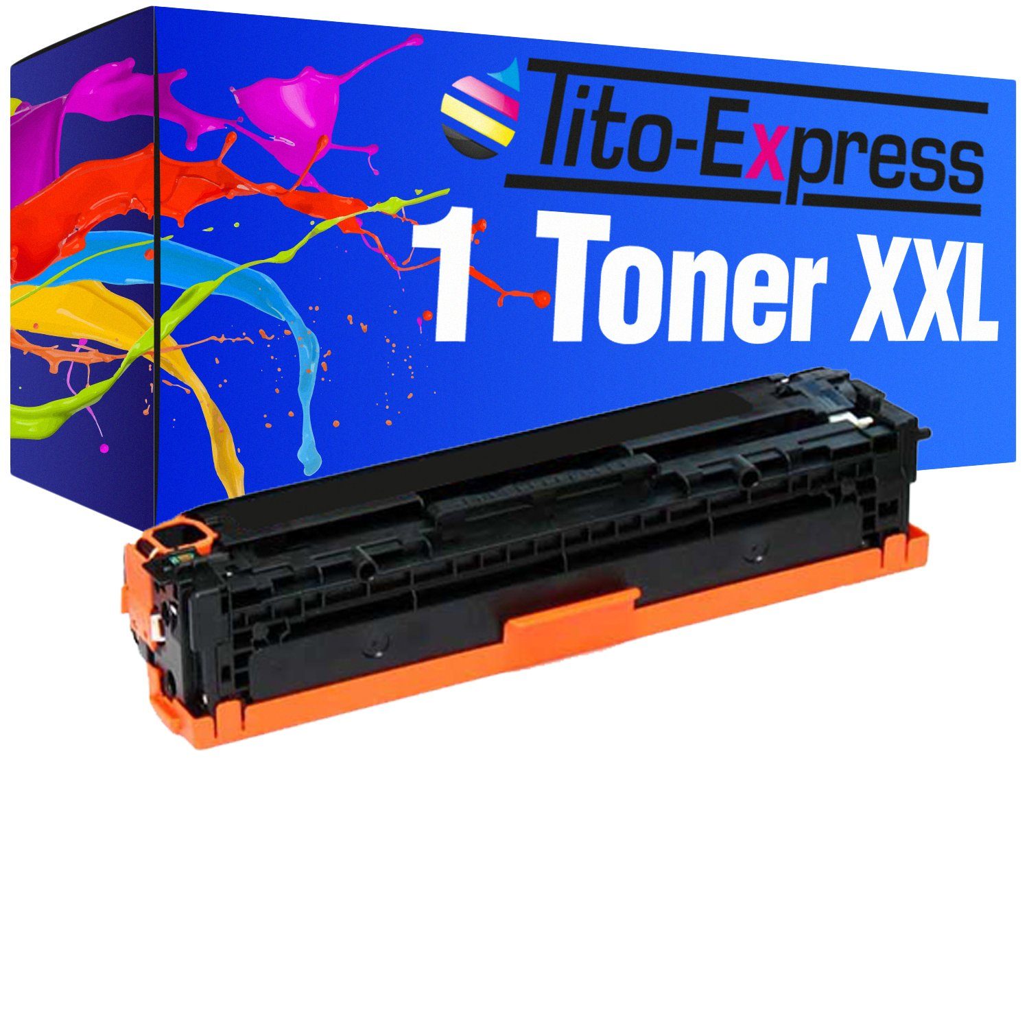 Tito-Express Tonerpatrone ersetzt HP CF 210 X HP CF 210X HPCF210X HP 131X, (1x Black), für LaserJet Pro 200 Series color M-276nw M-276n M-251nw M-251n