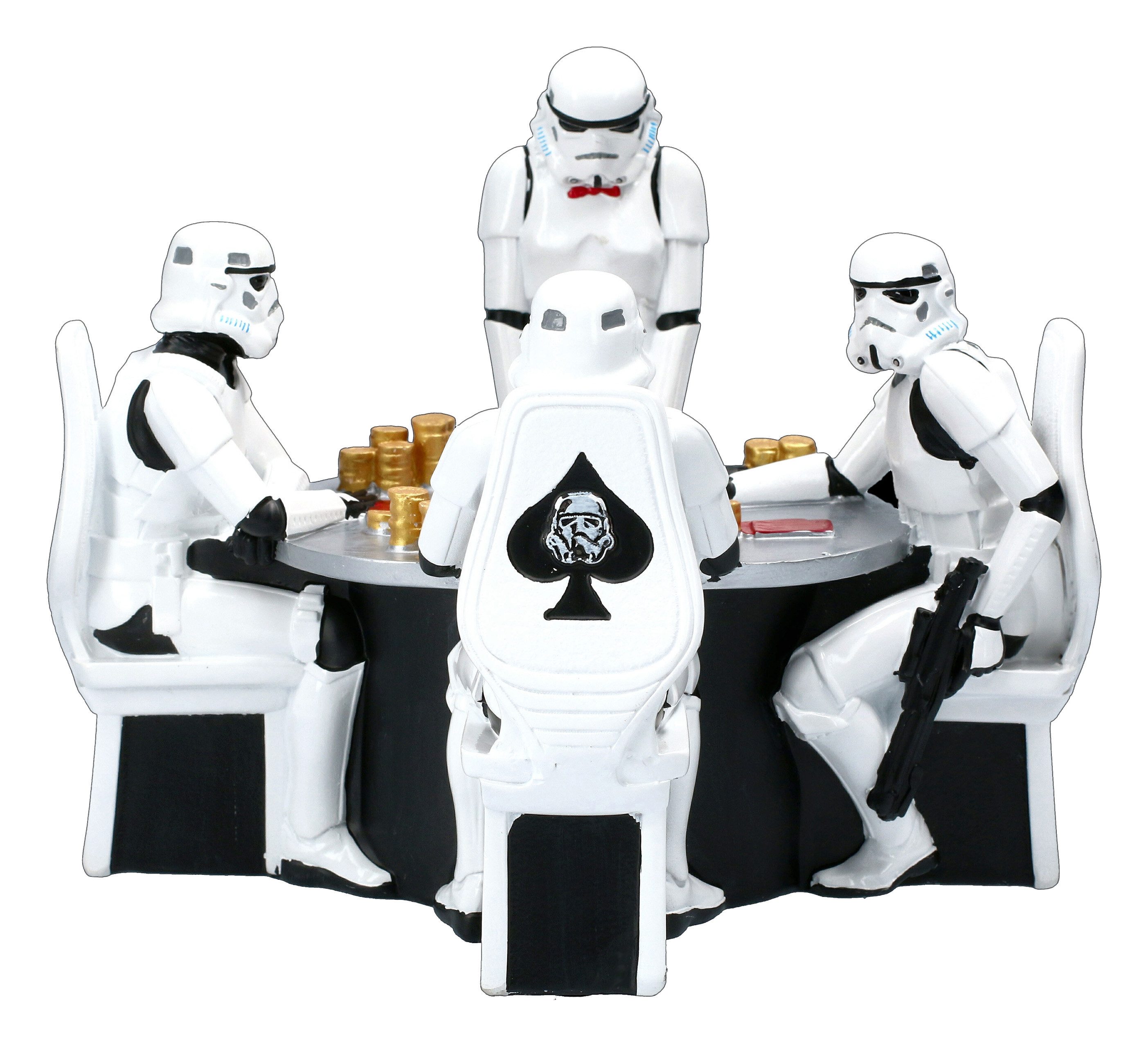 Figuren Shop GmbH Dekofigur Stormtrooper Figuren - Poker Face - SciFi Merchandise