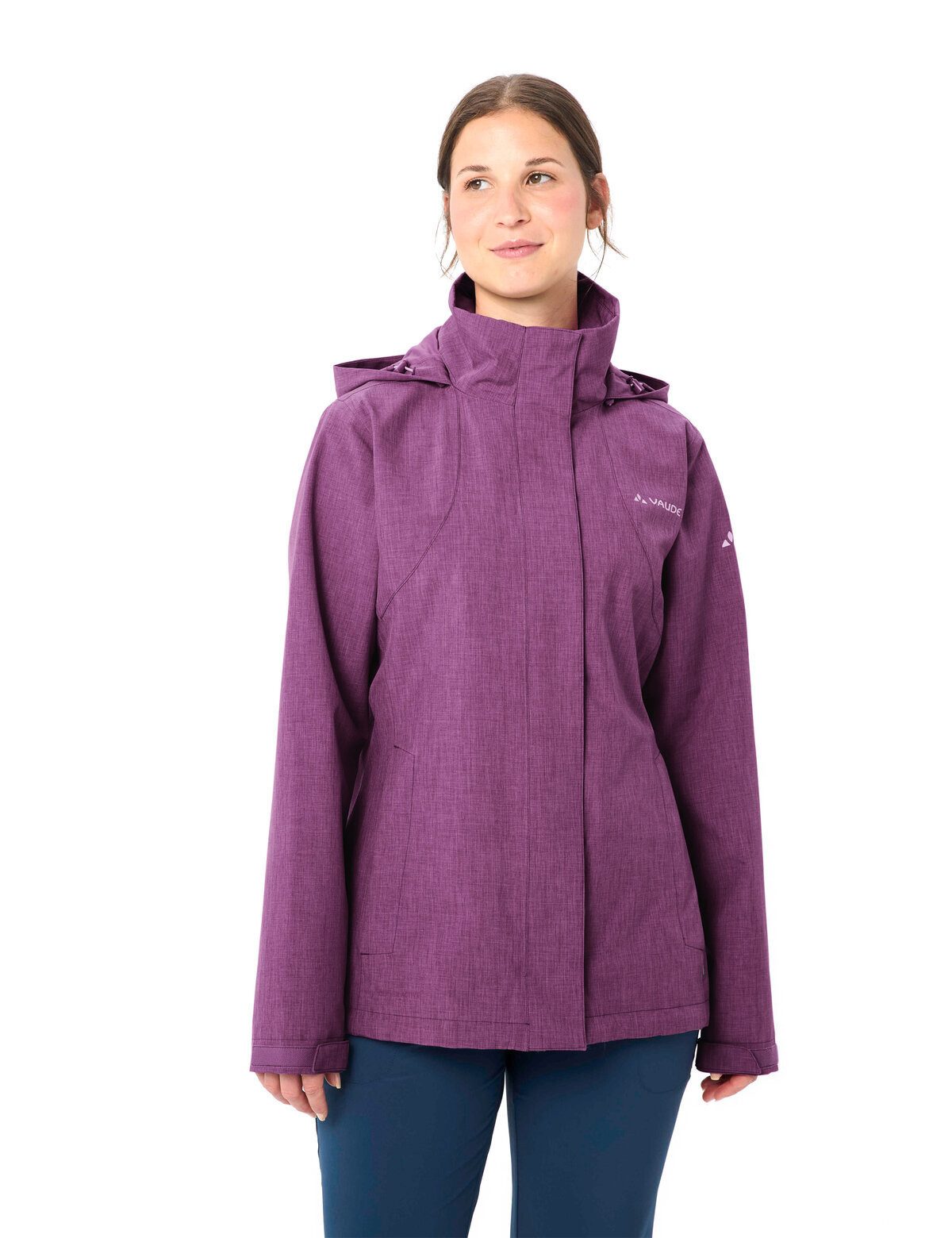 VAUDE Outdoorjacke Women's Rosemoor Jacket II (1-St) Regenjacke Damen für Wandern und Alltag