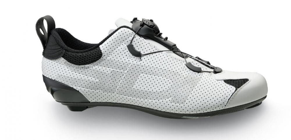 Sidi Sidi ROAD Tri-Sixty white 44 Weiß - Triathlon-Rennradschuh mit Carbons Fahrradschuh