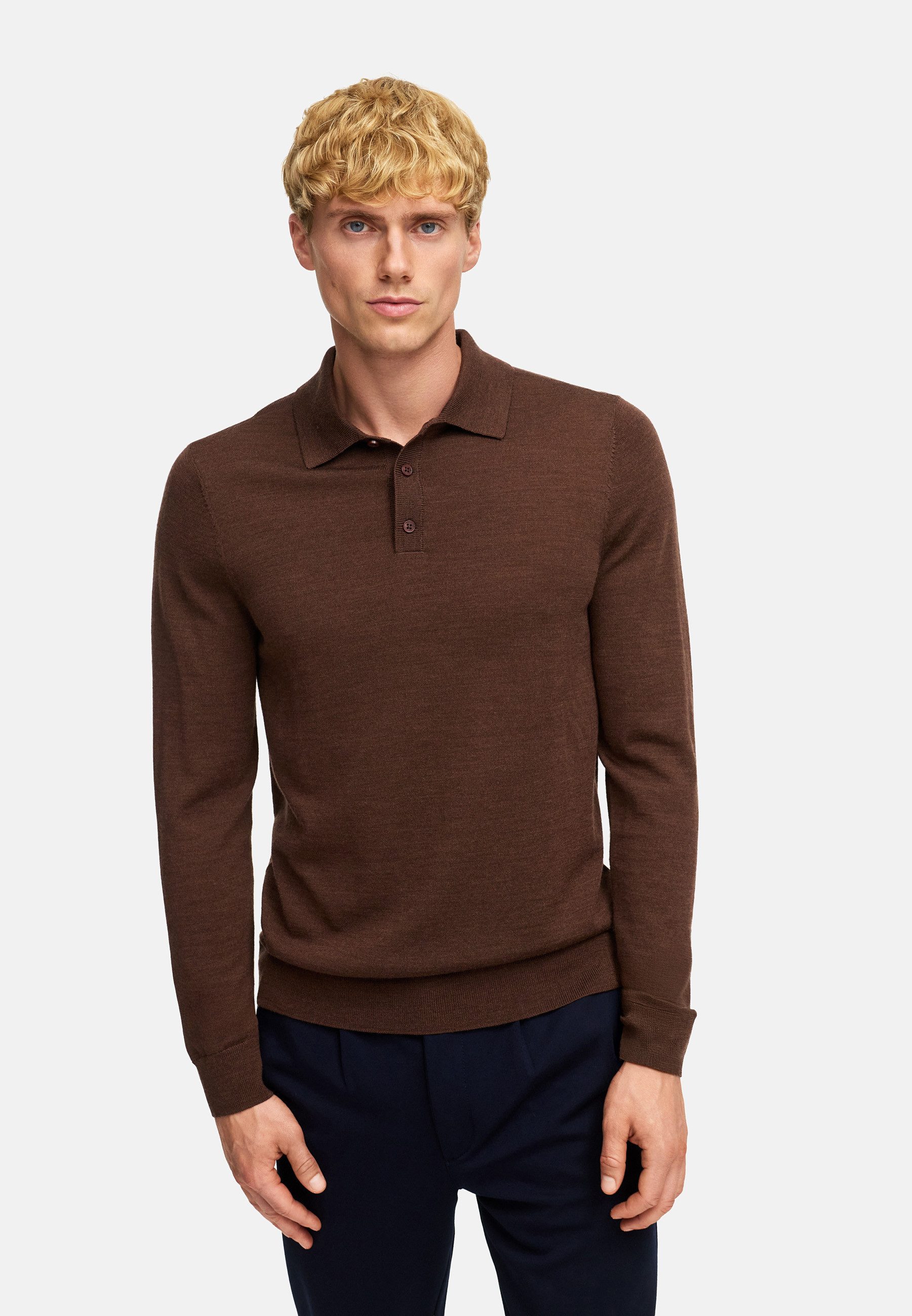 Kronstadt Strickpullover KSJohannes merino polo knit günstig online kaufen