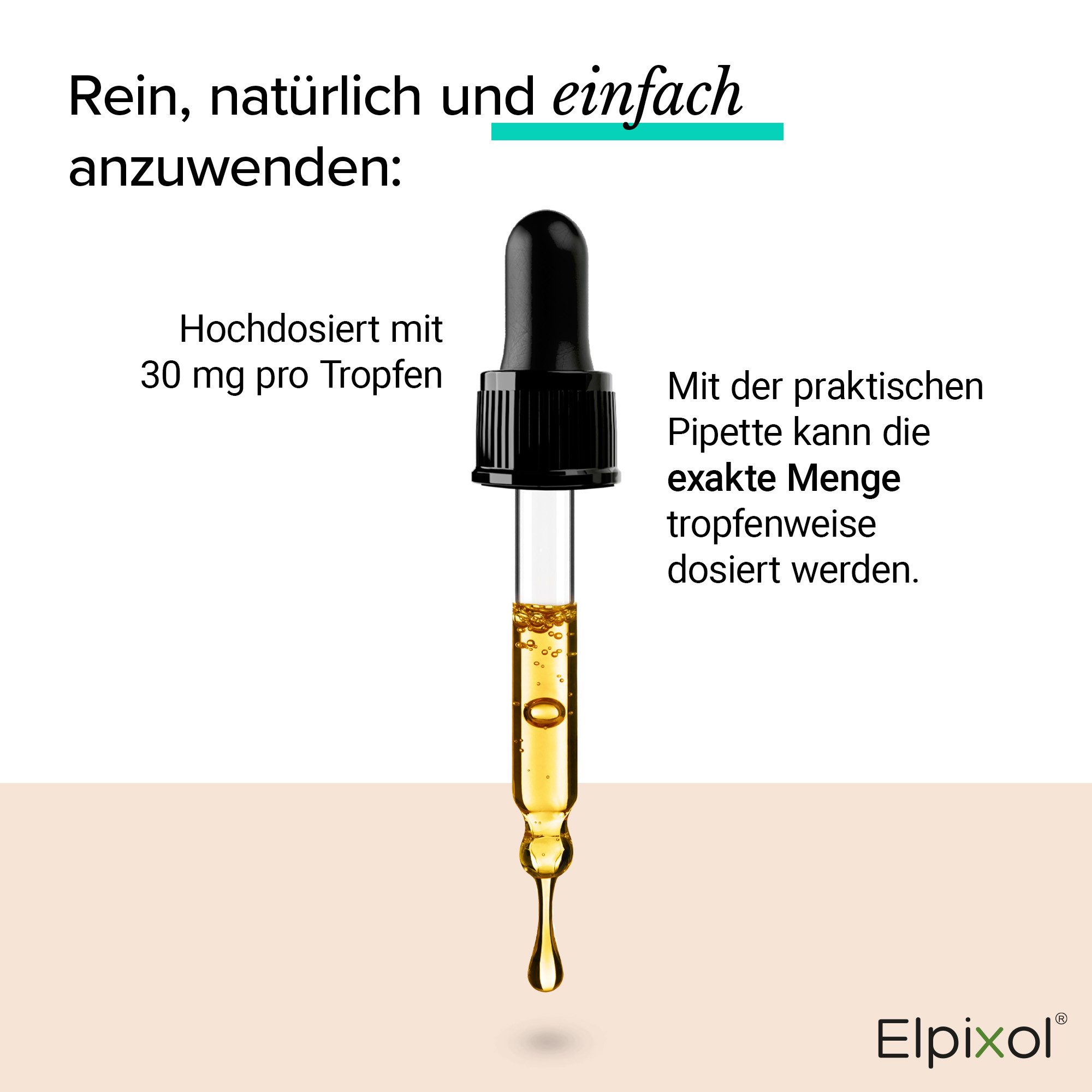 Elpixol® Elpixol® Cannabisöl Tropfen, mit Omega 3-6-9 Fettsäuren & natürlich enthaltenen Vitamin E à 10 ml