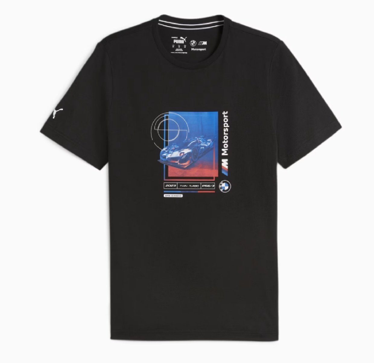 BMW T-Shirt BMW M Performance Motorsport T-Shirt Car Graphic Tee 2