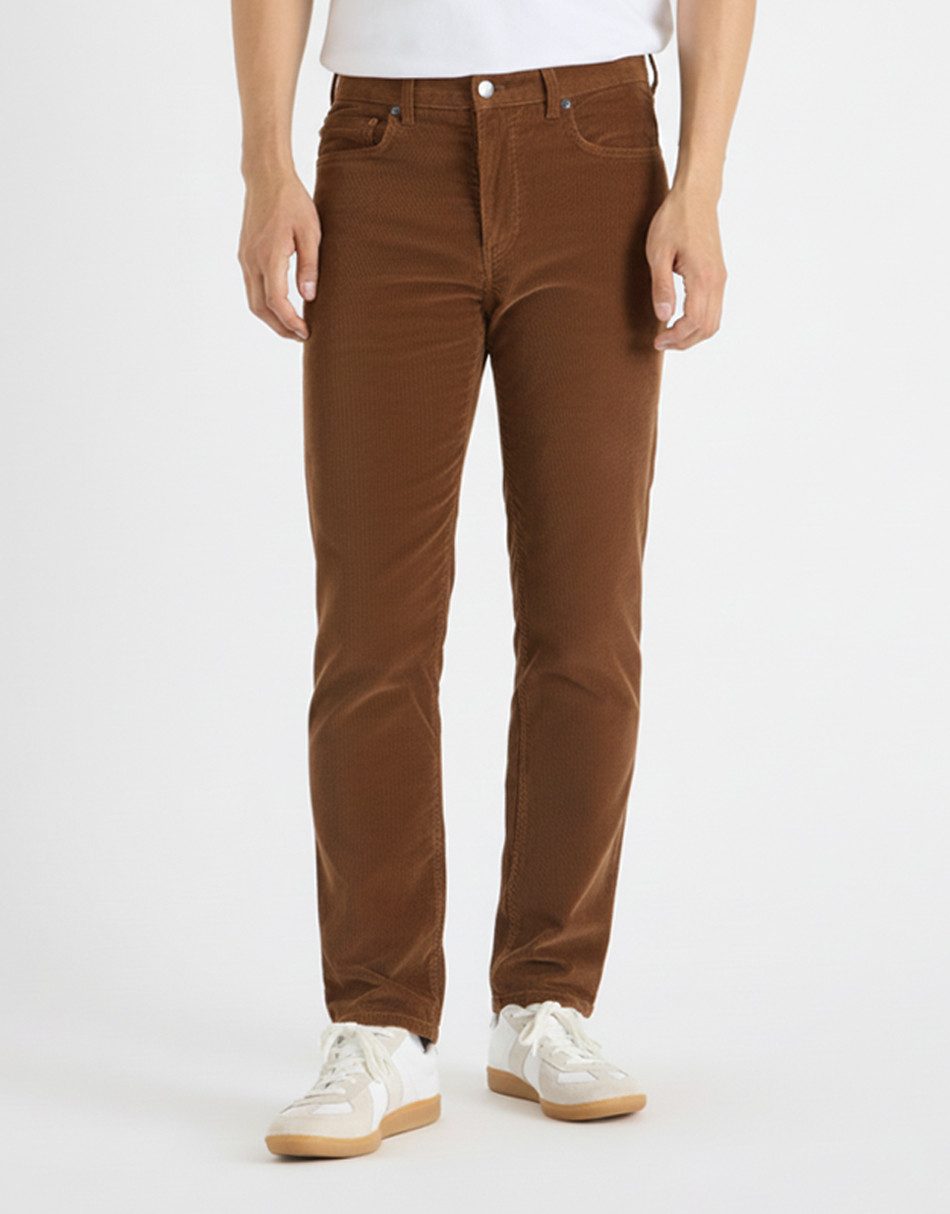 BlauerHafen Cordhose Herren Cordhose 5-Pocket SLIM FIT modisch lässig elastisch