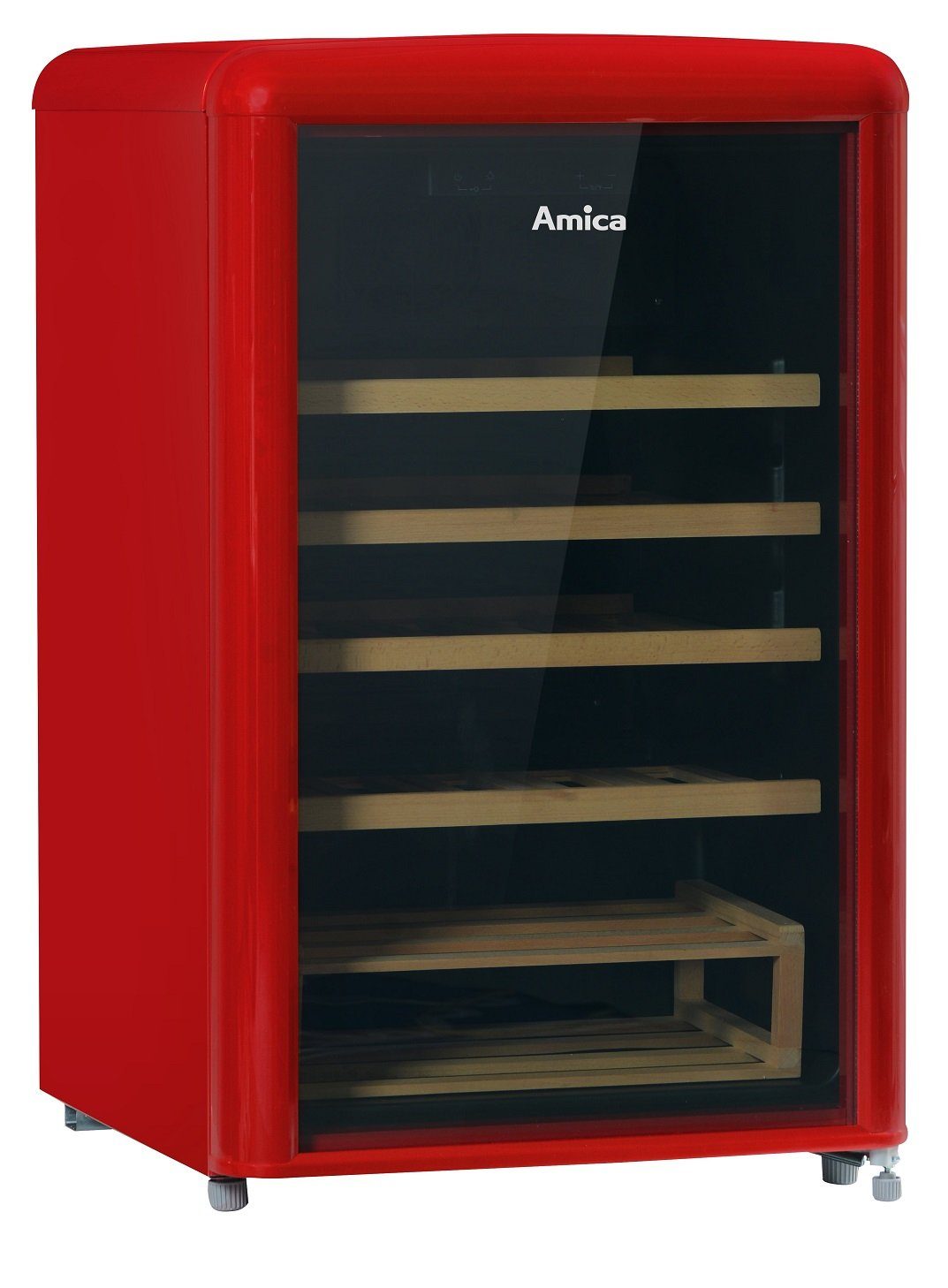 Amica Weinkühlschrank WKR 341 920 R, für 30 Standardflaschen á 0,75l