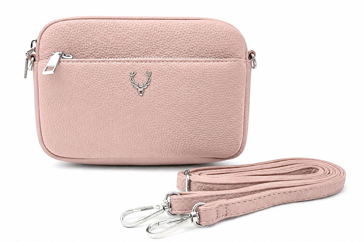 Der Trachtler Trachtentasche Damen Dirndltasche mit Hirsch-Zierteil, - stilvolles Trachten-Accessoire