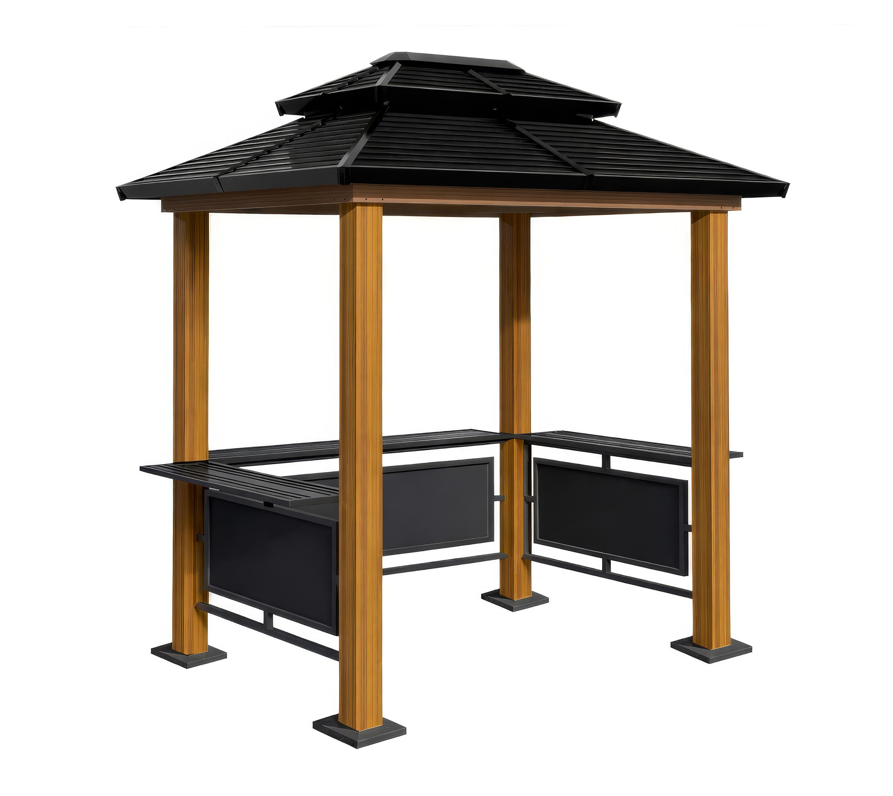 Sojag Grillpavillon »Maui« Holzoptik, 158x249x278 cm