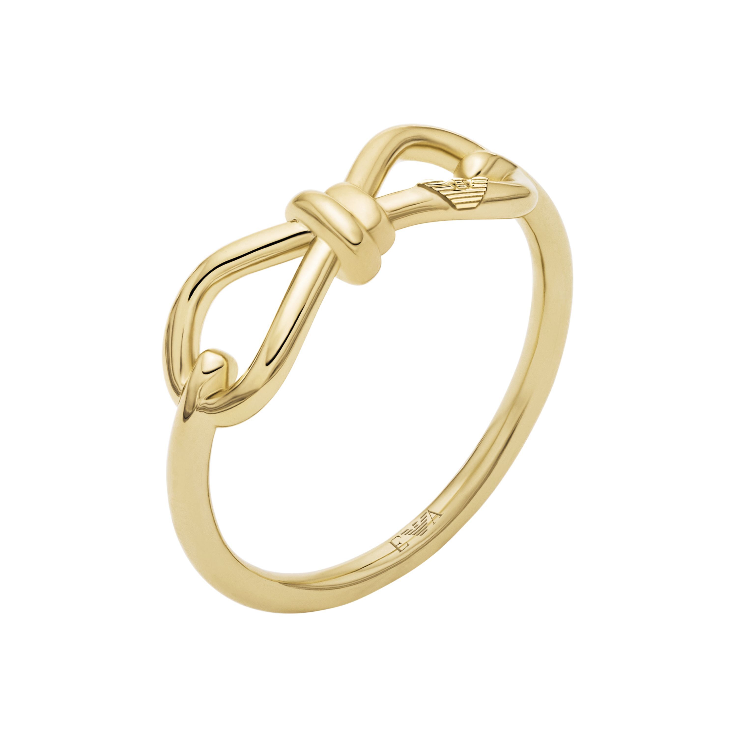 Emporio Armani Fingerring Schmuck Geschenk Metall Schleife