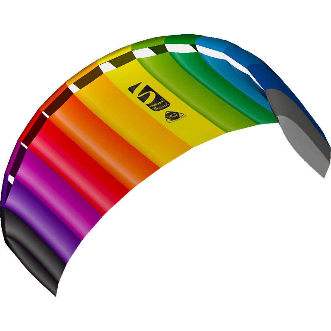 HQ Flug-Drache HQ Lenkdrachen Symphony Beach III 2.2 Rainbow R2F