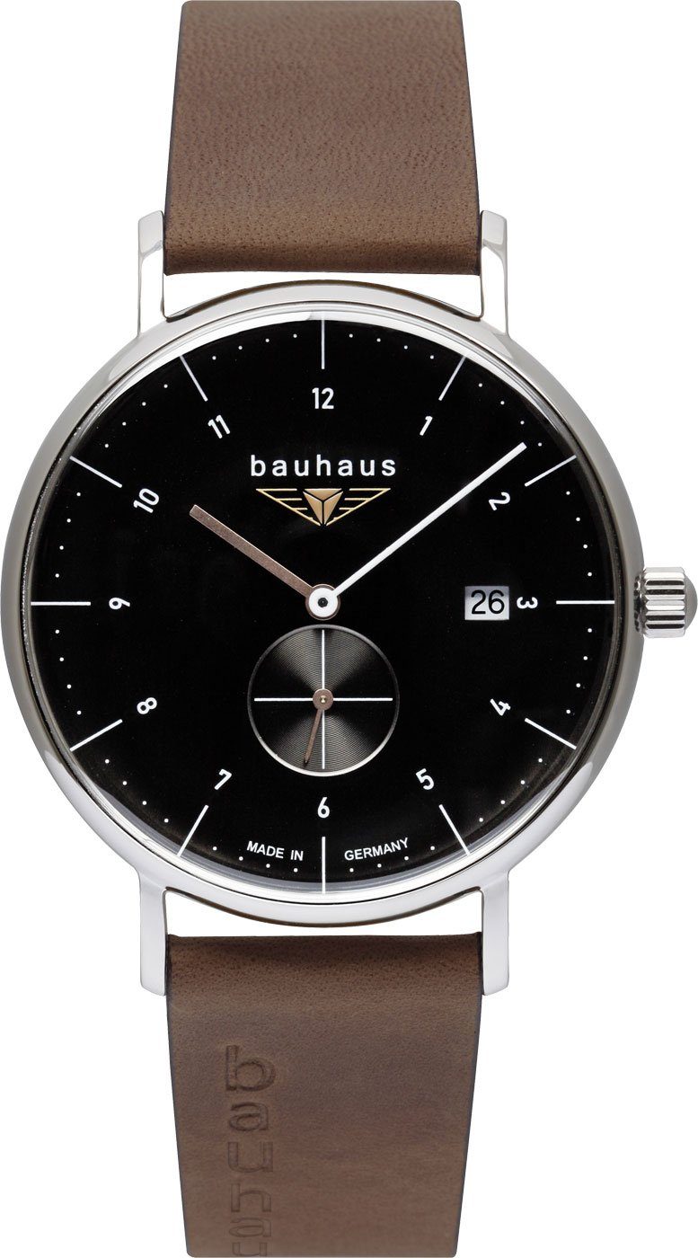 bauhaus Quarzuhr Herrenuhr Quarz Edelstahlgehäuse - Bauhaus Modell: 2132-2
