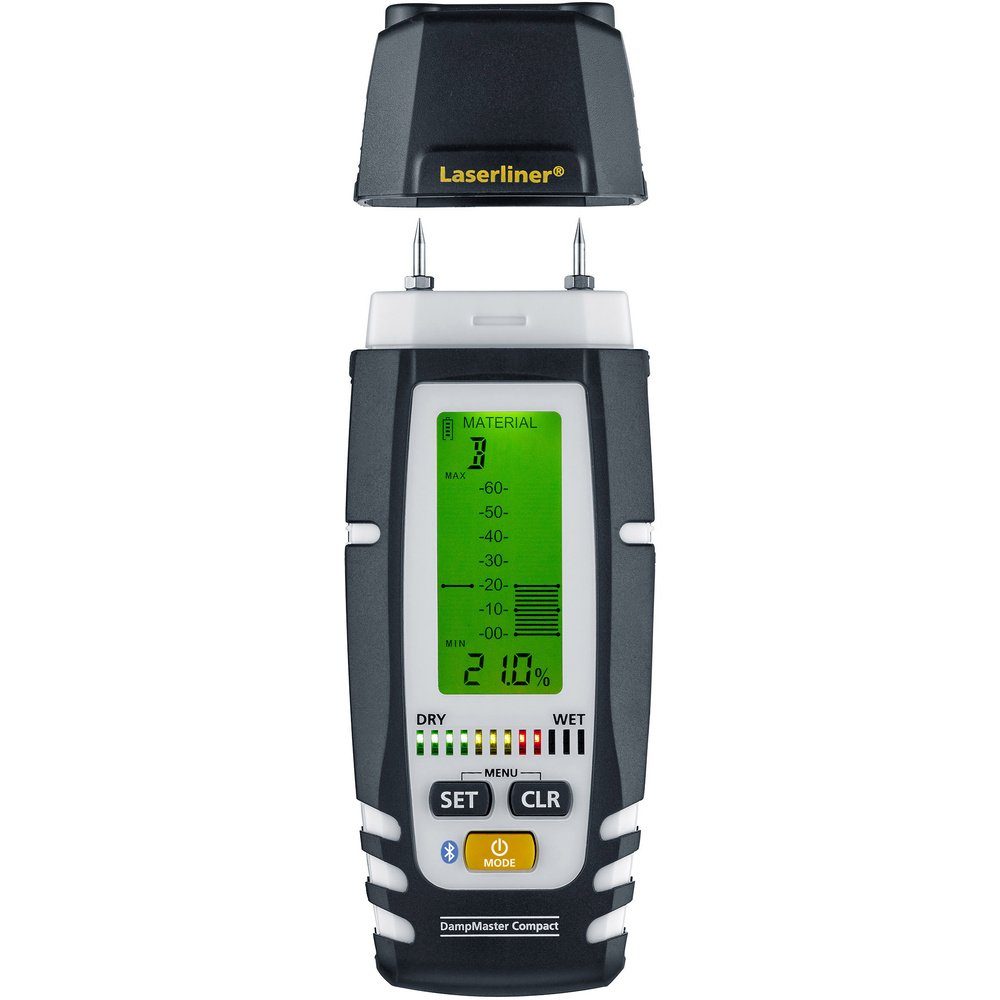 LASERLINER Feuchtigkeitsmesser Laserliner DampMaster Compact Plus Materialfeuchtemessgerät