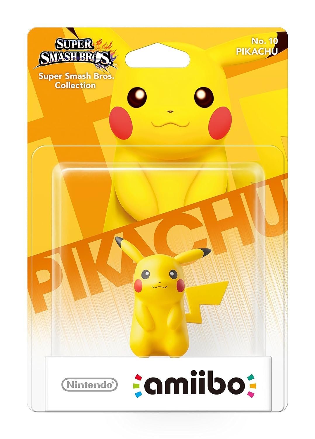 Nintendo Sammelfigur amiibo Pikachu No 10 Super Smash Bros. Collection Pokemon Switch (amiibo Figur, 1 St., digitale Inhalte), NFC Funktion