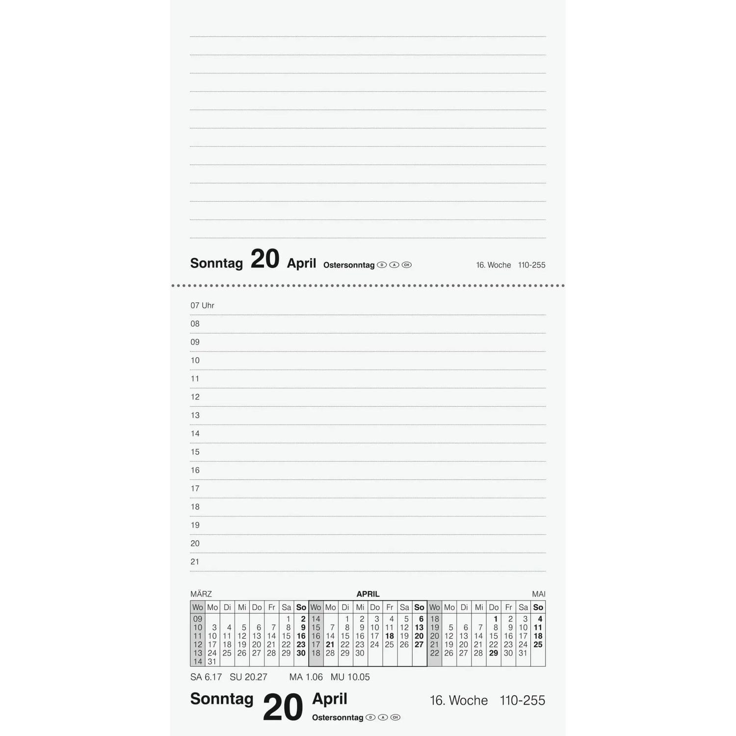 Baier & Schneider Taschenkalender rido/idé 7035003387 Vormerkbuch Mod. Merker 2027 108×201 mm,...