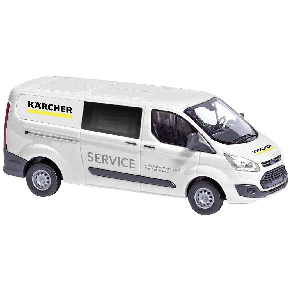 Modelleisenbahn-Straße H0 Ford Transit Bus Kärcher Service