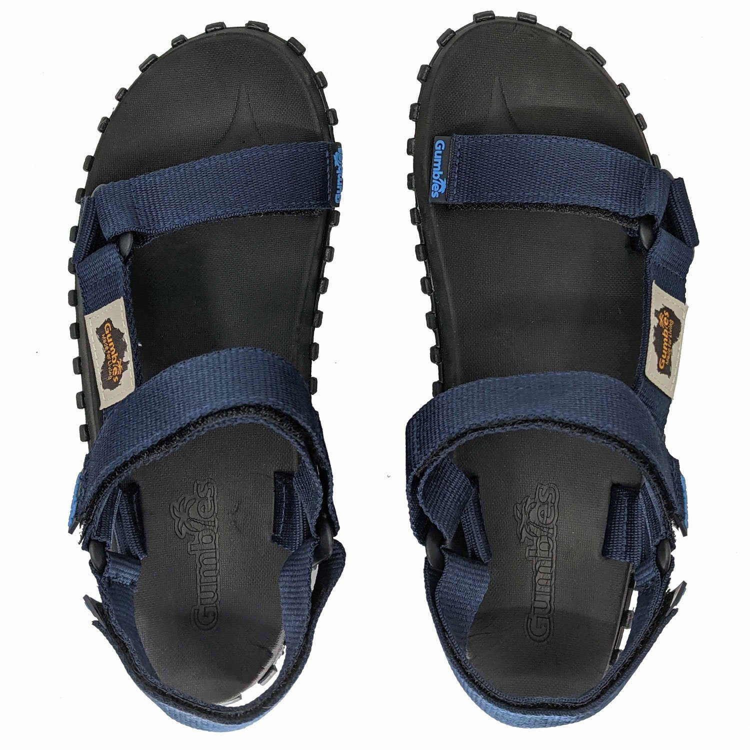 Gumbies Scrambler in Navy Sandalette Hergestellt aus recycelten Materialien