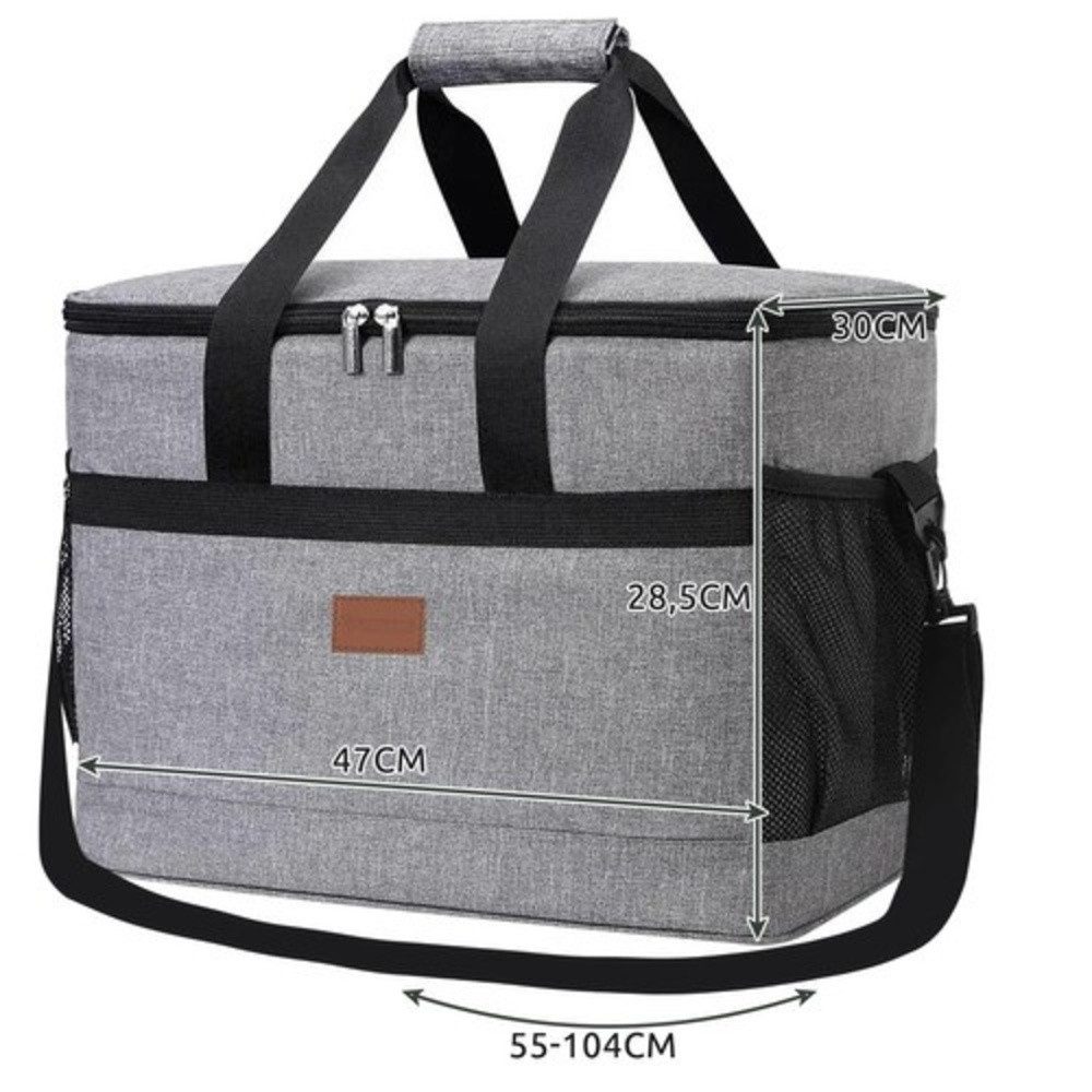 Trizand XL-Strandtasche Thermotasche Strandtasche (Spar-Set, 1-tlg., kühlend), ideal für Strand, Picknick oder Einkauf von Kühl- und Tiefkühlware