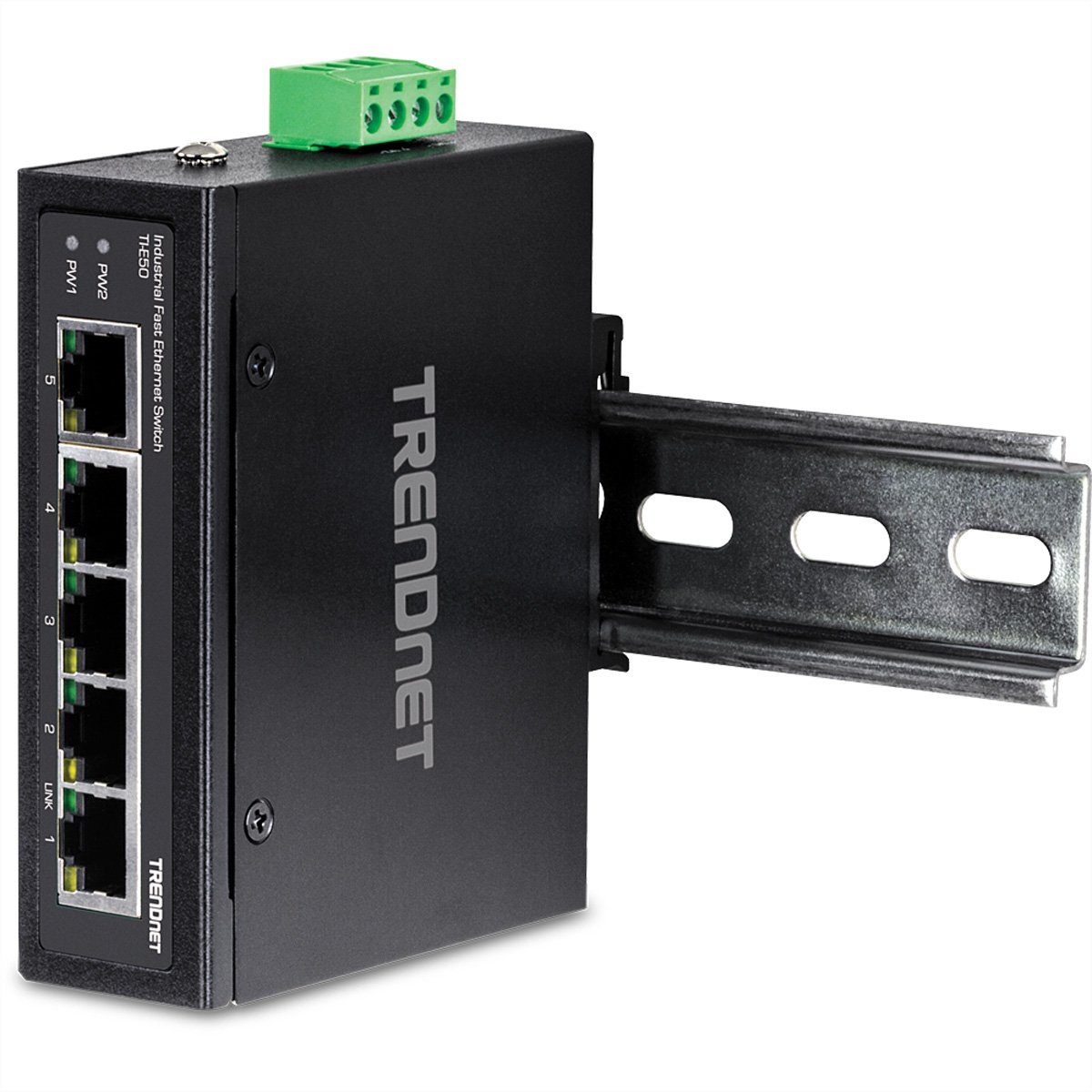 Trendnet TI-E50 Industrial Fast Ethernet DIN-Rail Switch 5-Port Netzwerk-Switch
