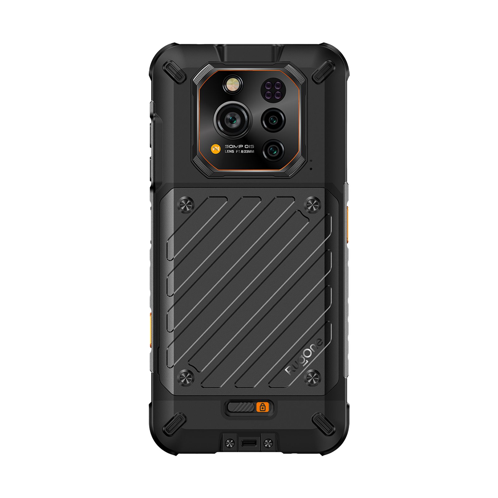 RugOne Xever 7 Outdoor Rugged 5G eSim Handy Smartphone (512 GB Speicherplatz) schwarz