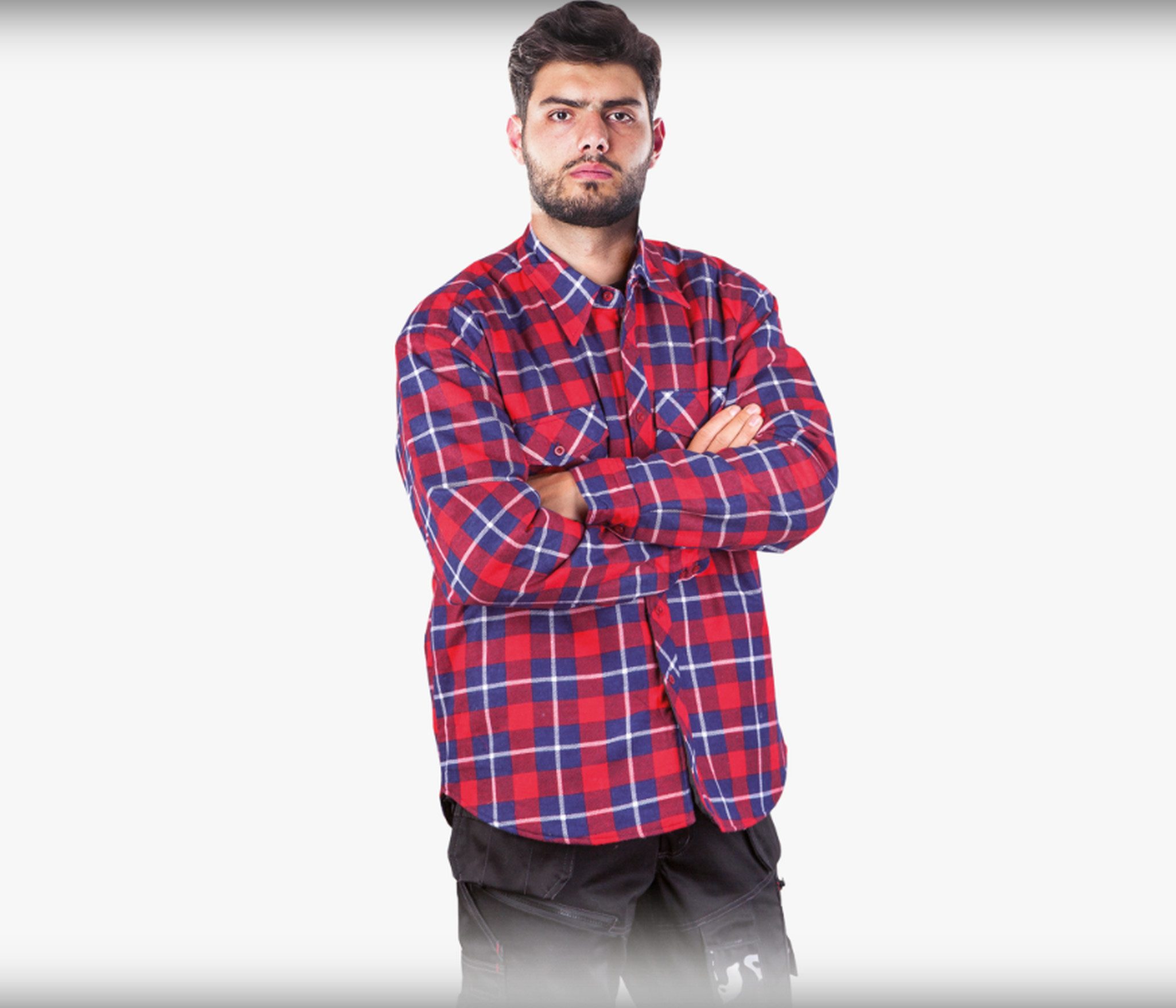 Reis Flanellhemd REIS Arbeitshemd Thermohemd Winterhemd Flanellhemd gefüttert