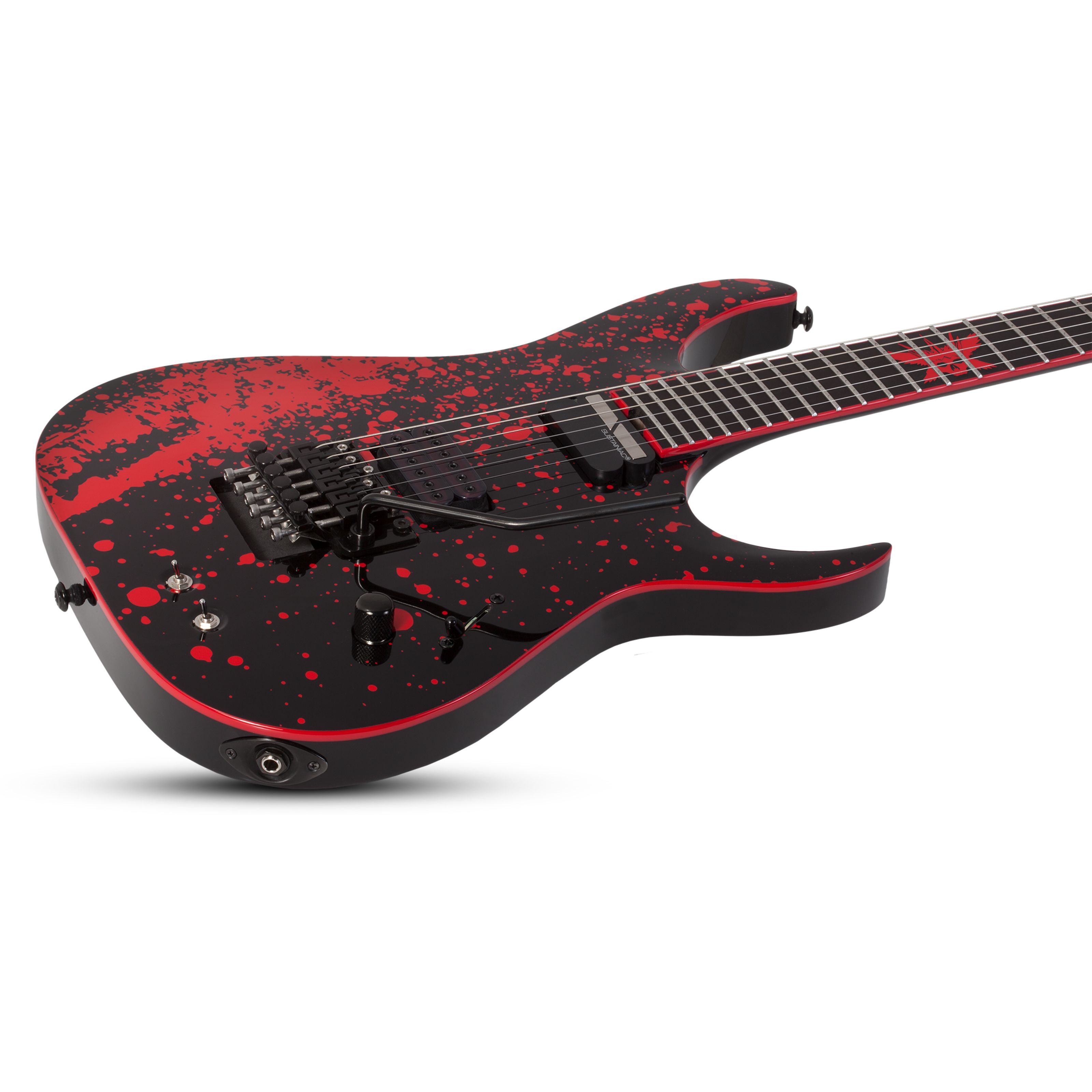 Schecter E-Gitarre, E-Gitarren, Andere Modelle, Sullivan King Banshee-6 FR S Obsidian Blood - E-Gitarre