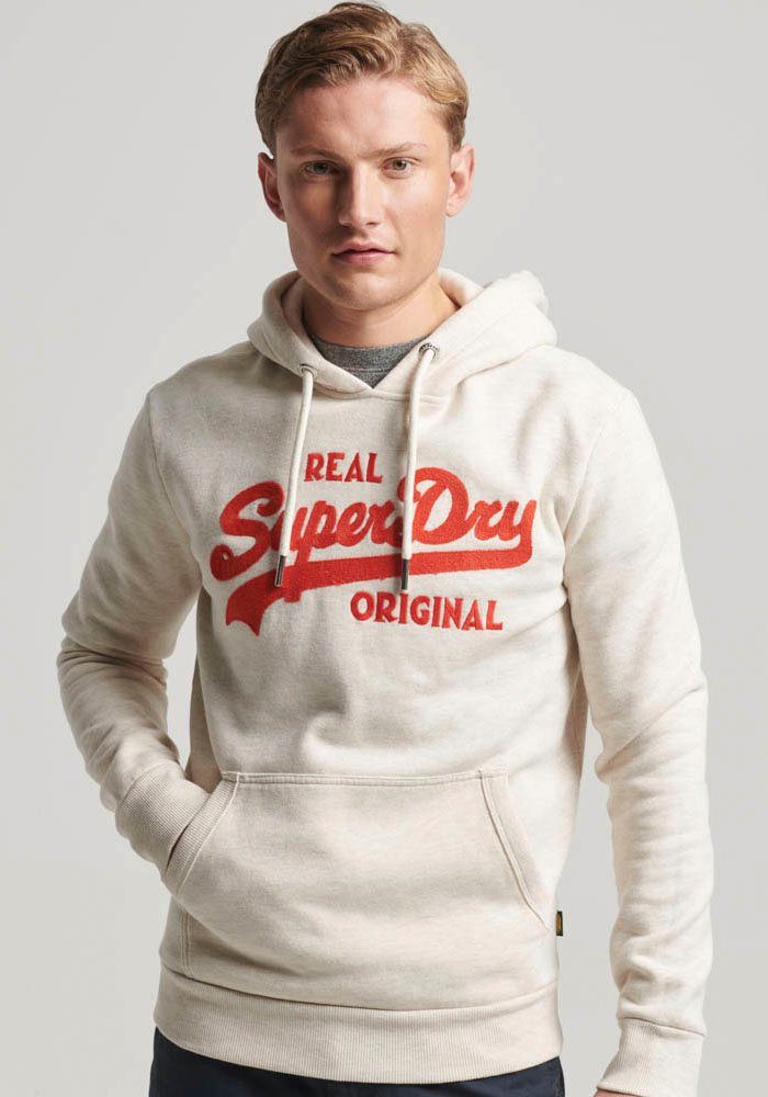 Superdry Kapuzensweatshirt SODA POP VL CLASSIC HOODIE Oat Marl