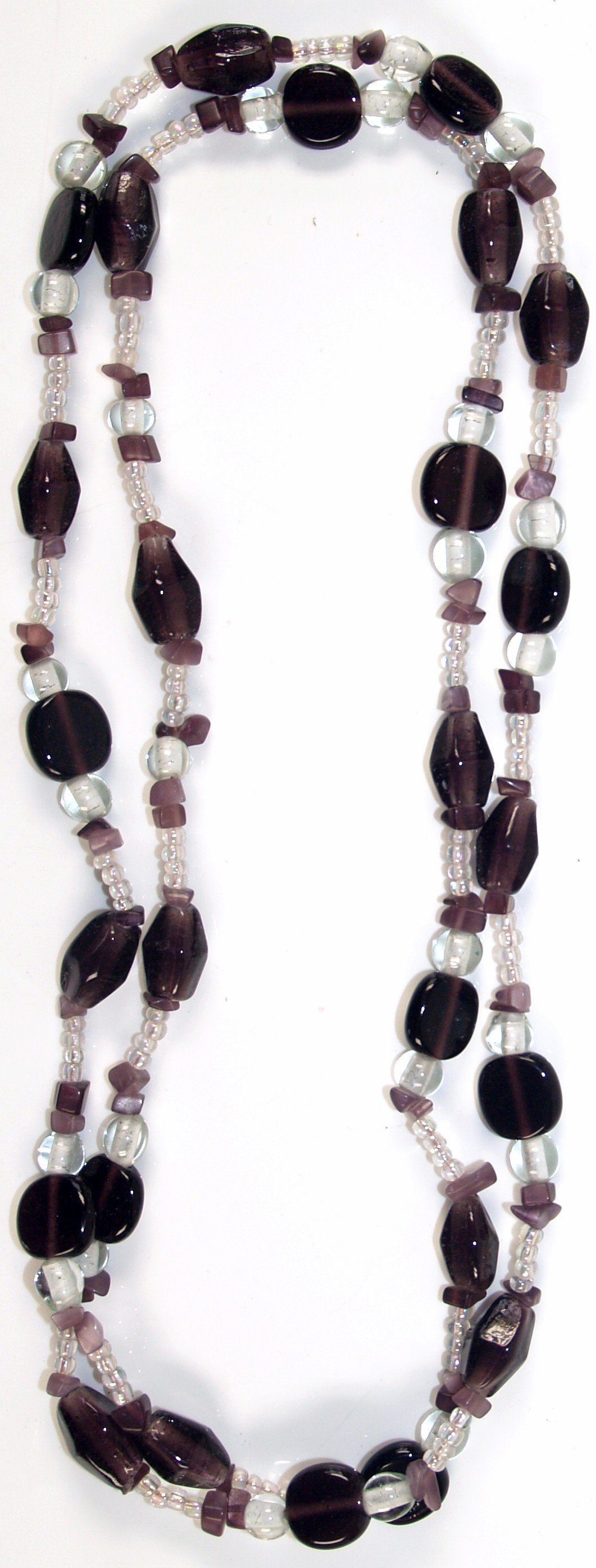 Guru-Shop Perlenkette Modeschmuck, Perlenkette 13 Boho Modell 