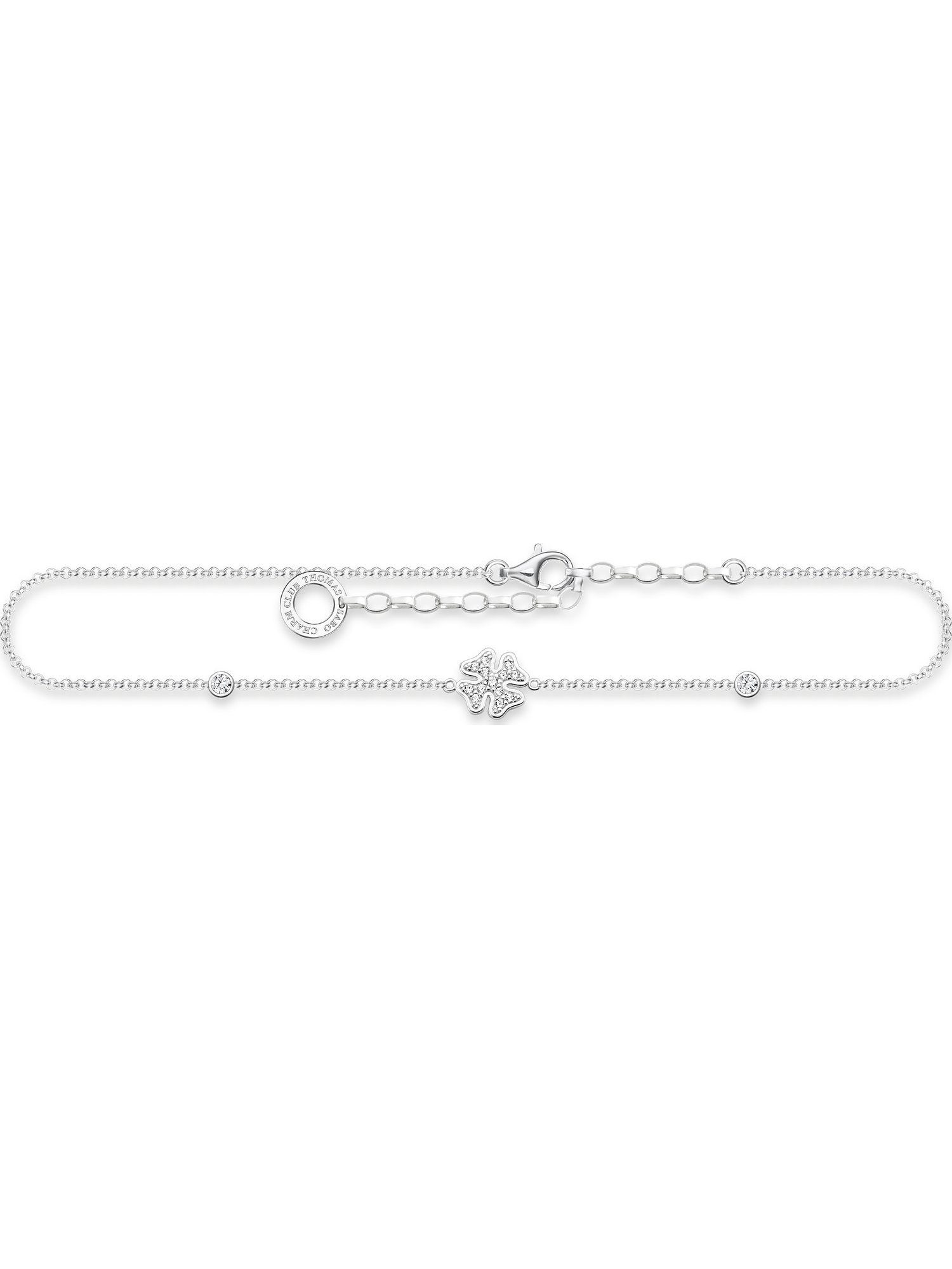 THOMAS SABO Fußkette Thomas Sabo Damen-Fußkette 925er Silber Zirkonia